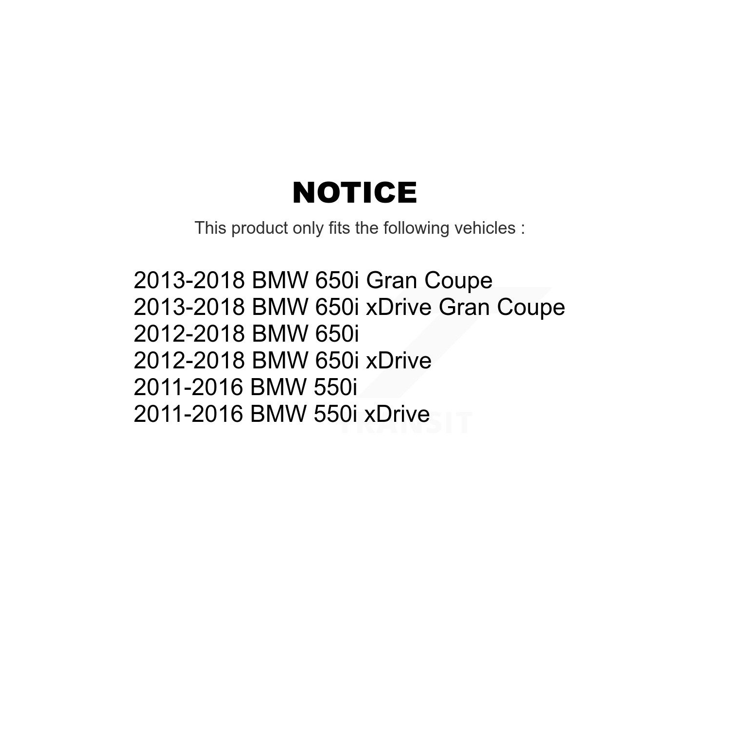 Rotor de frein avant recouvert à l'arrière et ensemble de plaquettes semi-métalliques pour BMW 550i xDrive 650i Gran KGF-102553