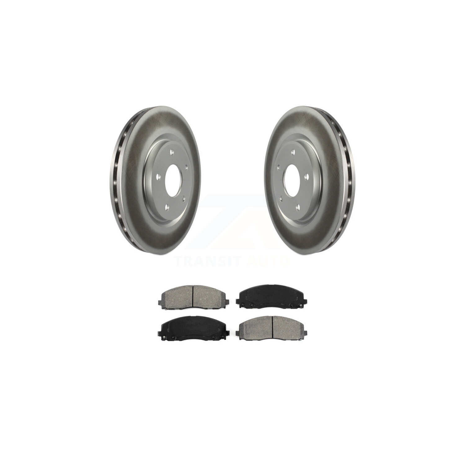 Ensemble de plaquettes semi-métalliques pour disque de frein avant avec revêtement pour Grand Caravan Journey Chrysler & KGS-100170 de Dodge