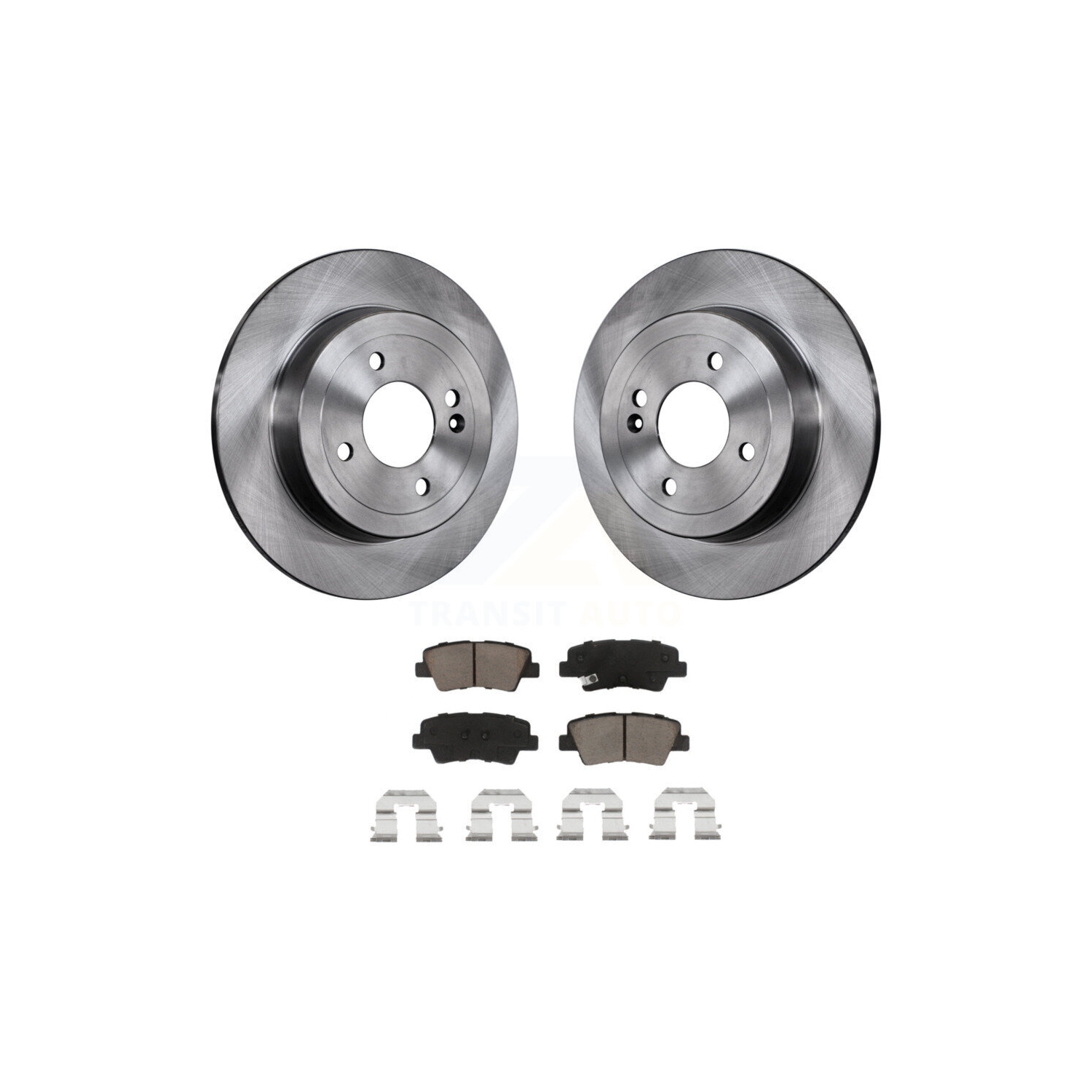 Disques de frein arrière et plaquettes en céramique pour Hyundai accent Kia Rio K8C-101705