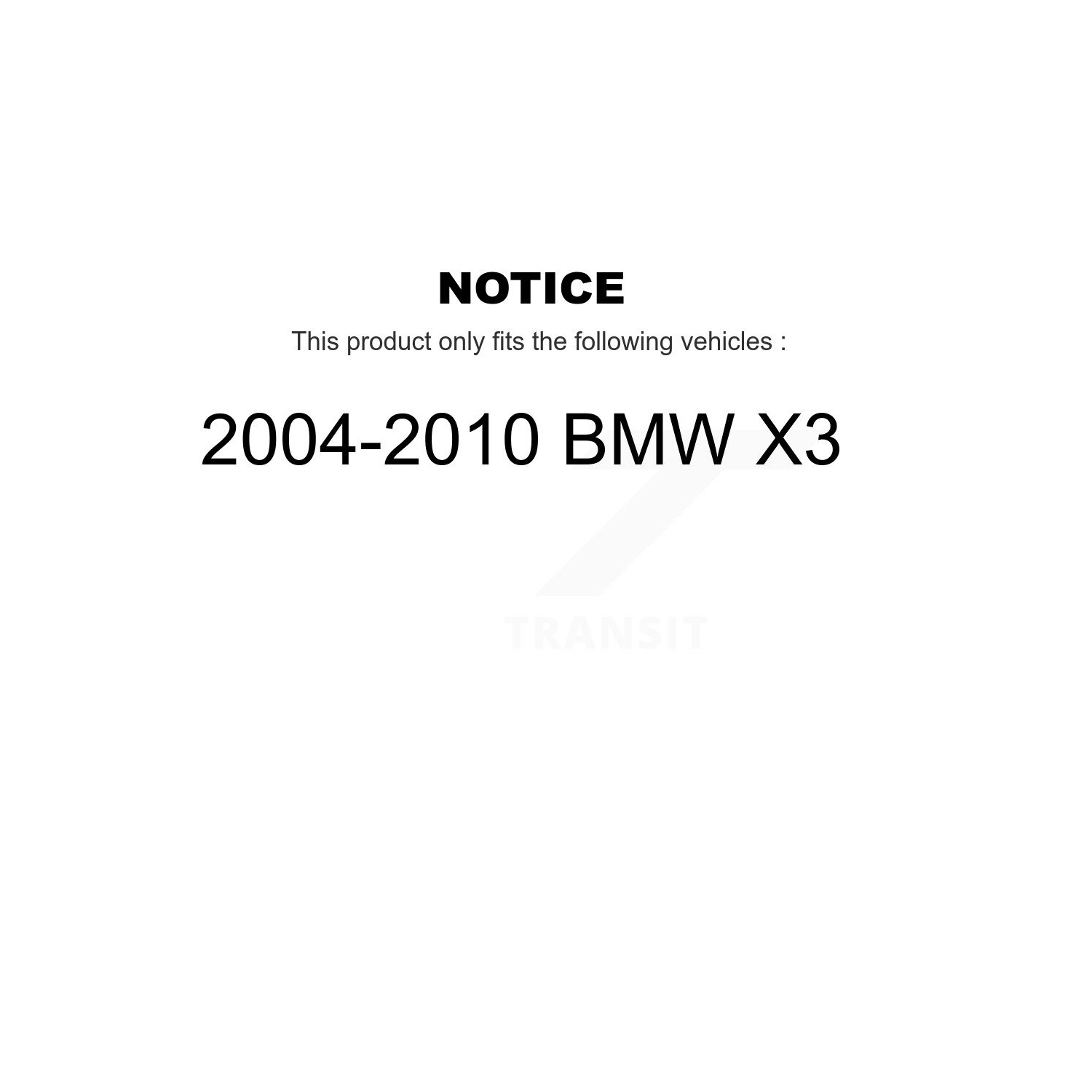 Rear Coated Disc Brake Rotors And Semi-Metallic Pads Kit For 2004-2010 BMW X3 KGF-101423