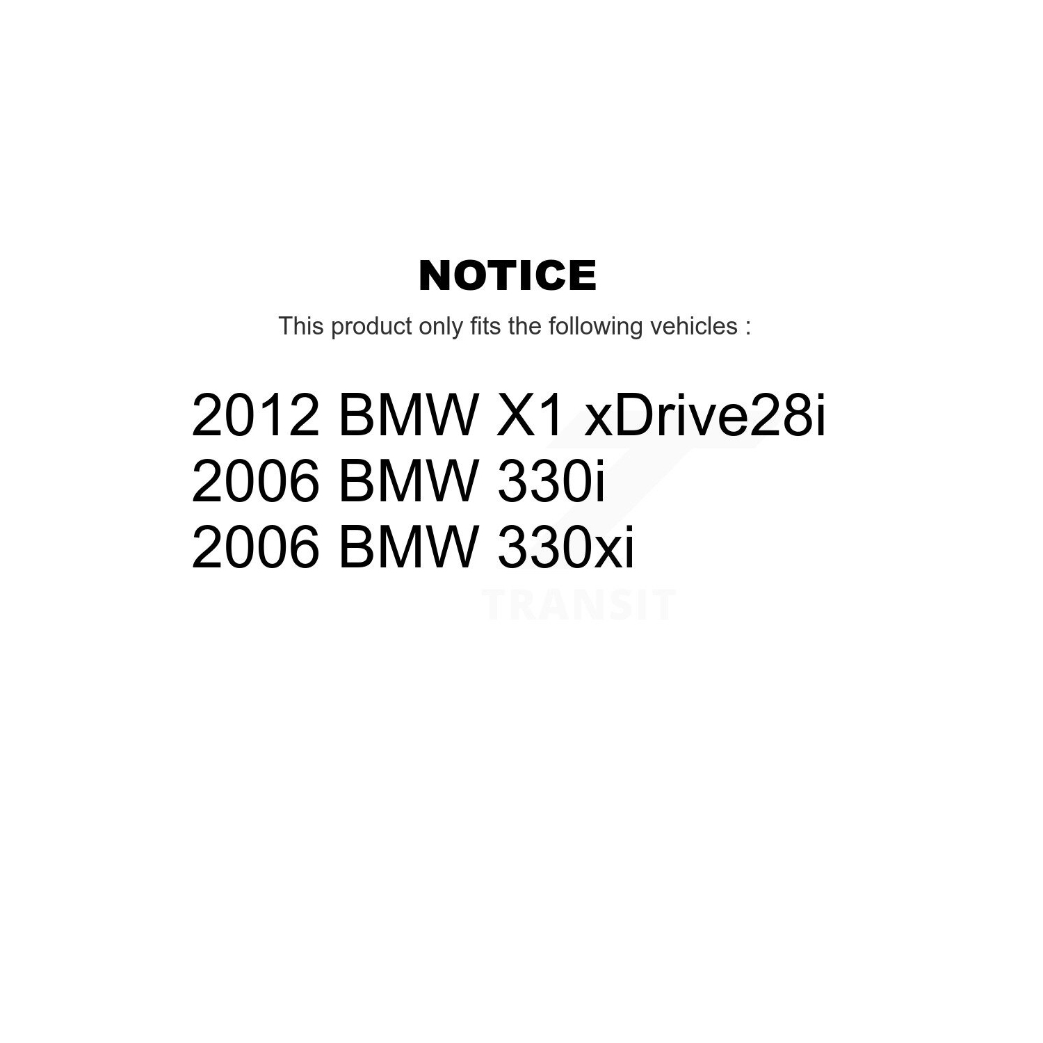 Front Disc Brake Rotors And Ceramic Pads Kit For BMW X1 330i 330xi K8T-100510