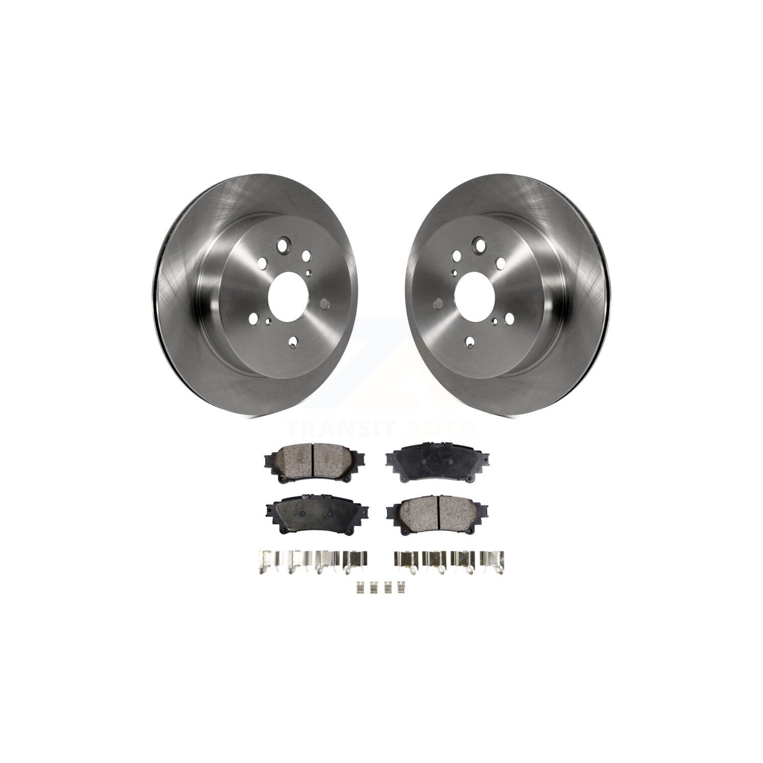 Rear Disc Brake Rotors And Ceramic Pads Kit For Lexus IS350 IS250 K8T-101968