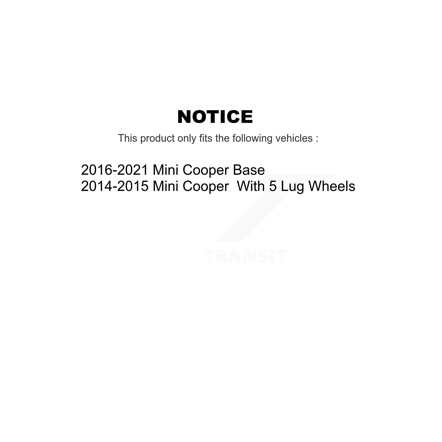 Disques de frein avant et plaquettes en céramique pour Mini Cooper K8T-100694