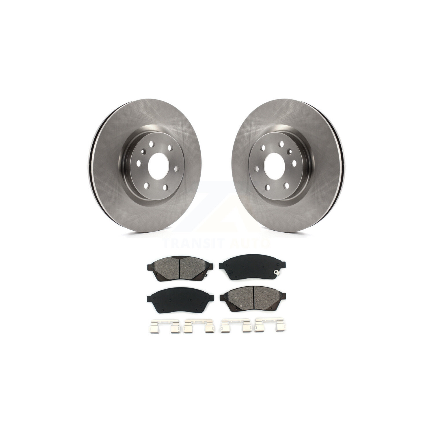 Front Disc Brake Rotors And Semi-Metallic Pads Kit For Cadillac SRX Saab 9-4X K8S-100077