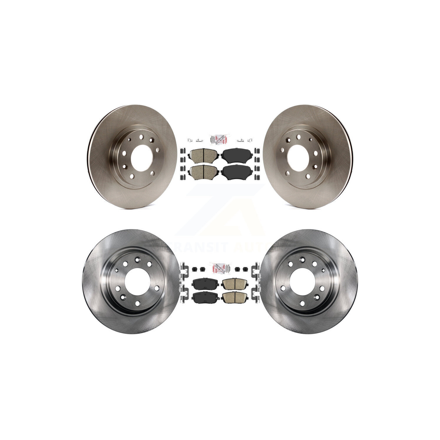 Front Rear Ceramic Pads And Disc Brake Rotors Kit For 2006-2015 Mazda MX-5 Miata K8A-103256