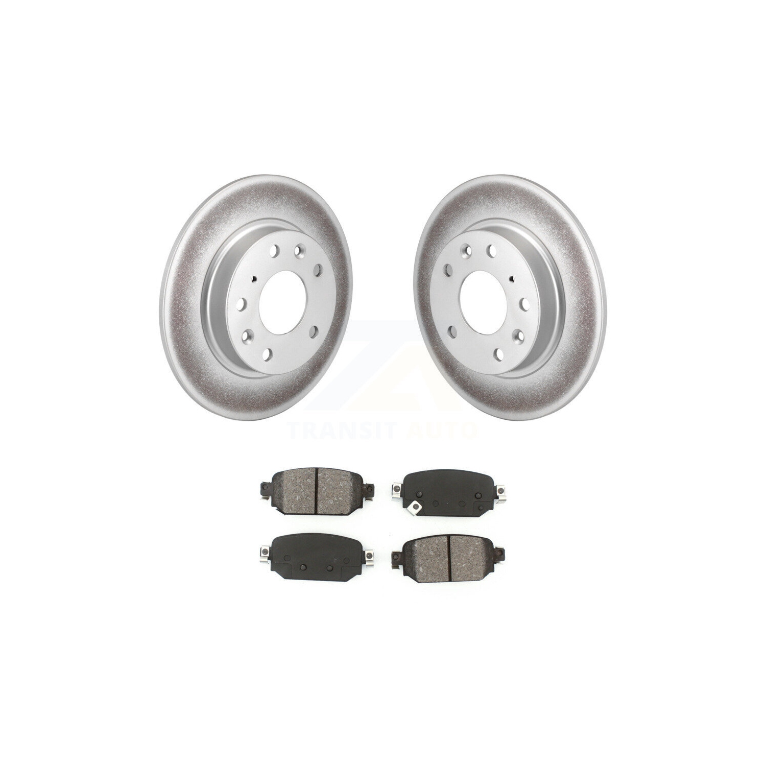 Disques de frein arrière recouverts et plaquettes semi-métalliques pour Mazda 3 CX-3 Sport KGS-101693