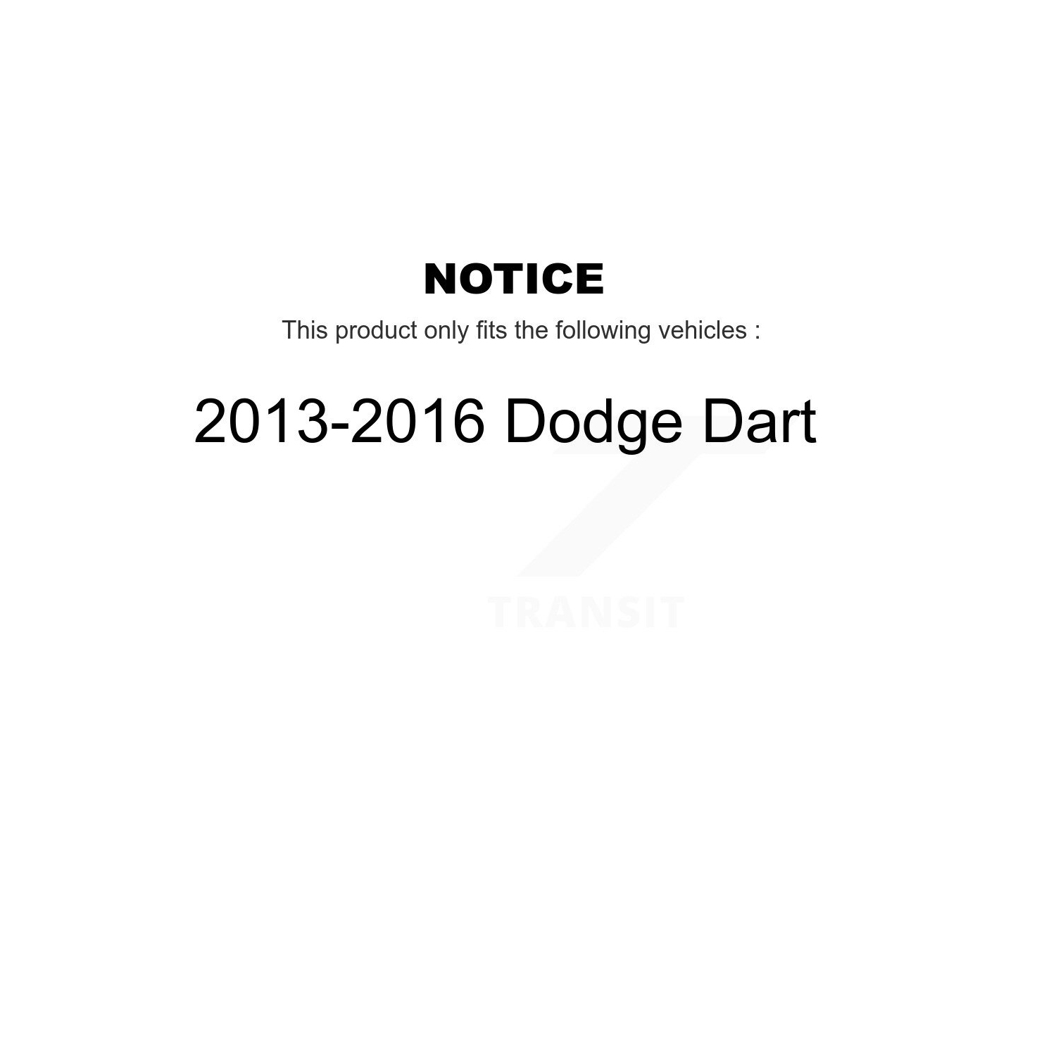 Disques de frein à disque recouverts à l'avant et plaquettes semi-métalliques pour Dodge Dart KGF-100747 2013-2016