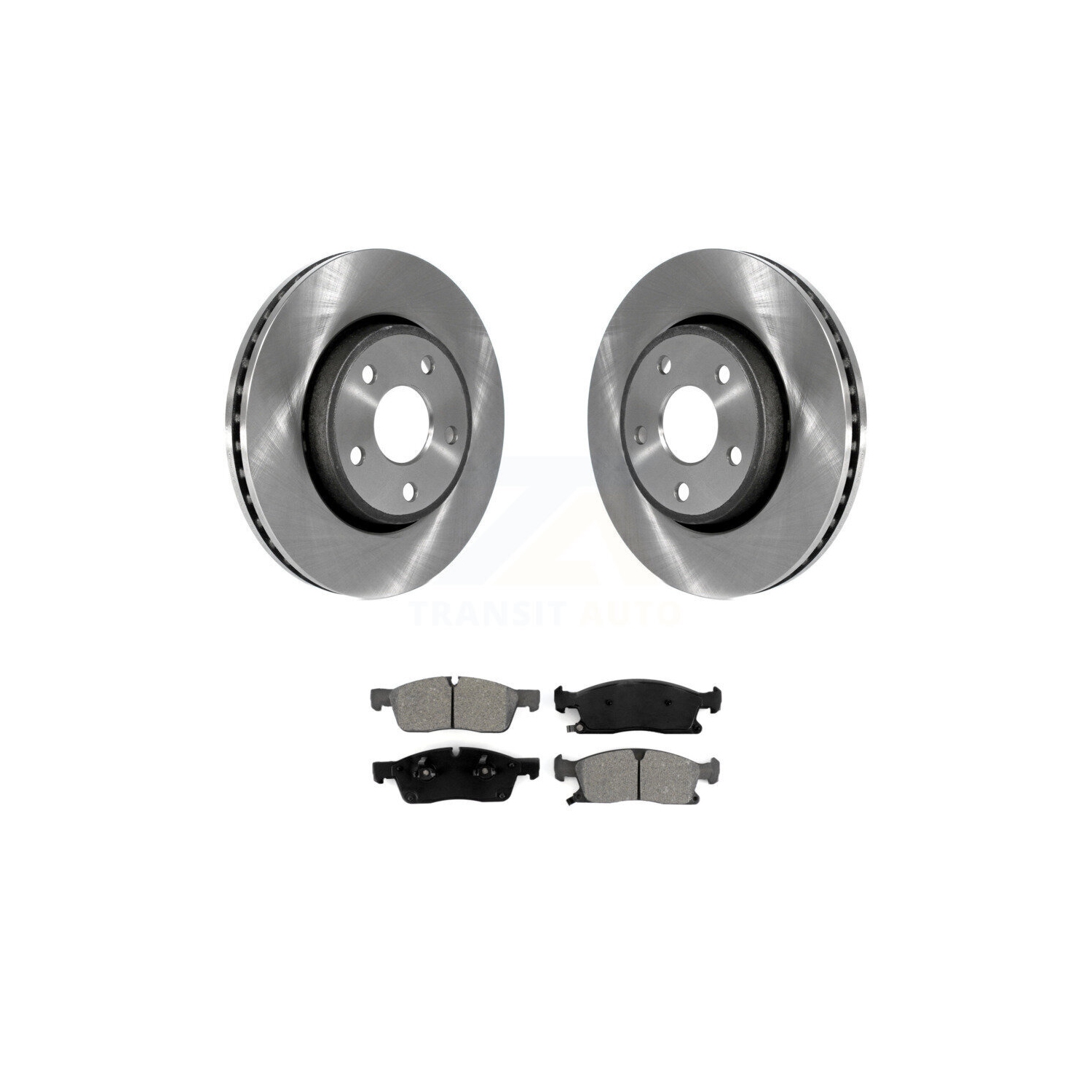 Disques de frein avant et plaquettes semi-métalliques pour Jeep Grand Cherokee Dodge Durango K8S-100239