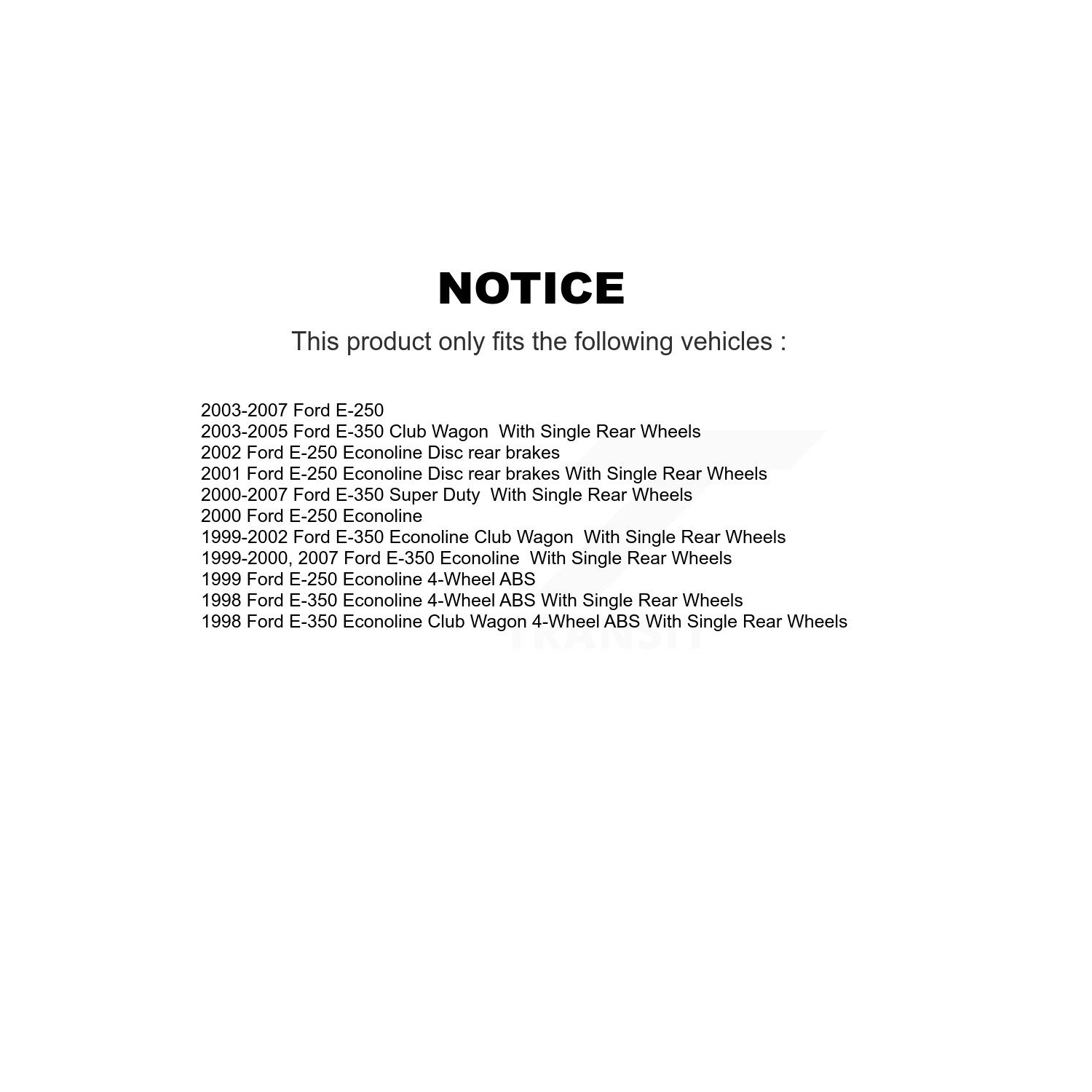 Front Rear Coated Brake Rotors Semi-Metallic Pad Kit For Ford E-350 Super Duty E-250 Club KGS-102065