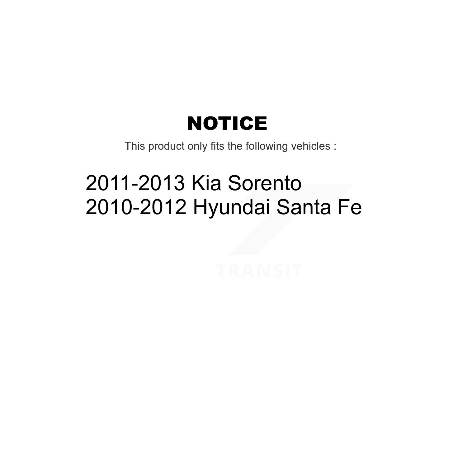 Ensemble de disques de frein à disque enduits à l'avant et plaquettes en céramique pour Hyundai Santa Fe Kia Sorento KGA-101019