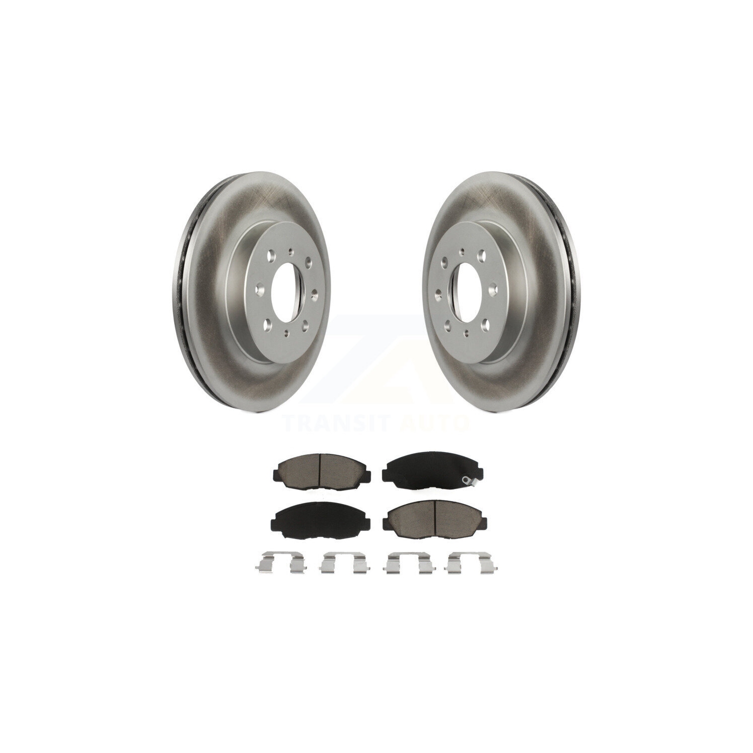 Front Coated Disc Brake Rotors And Ceramic Pads Kit For Honda Civic Acura EL Insight KGC-100250