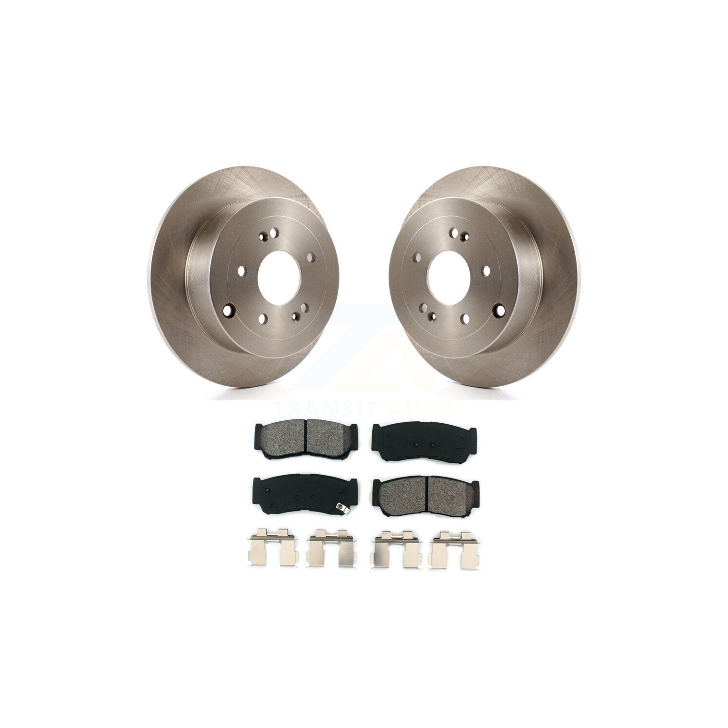 Rear Disc Brake Rotors And Semi-Metallic Pads Kit For 2007-2009 Hyundai Santa Fe K8S-101860