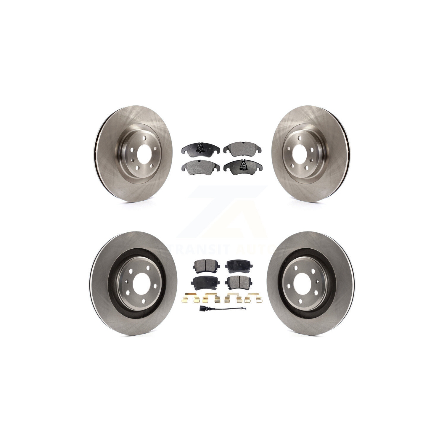 AERZETIX Kit Accessoires Plaquette De Frein à Disque – Compatible OE 58164-4D500, 58244F2300, 58288-H8000