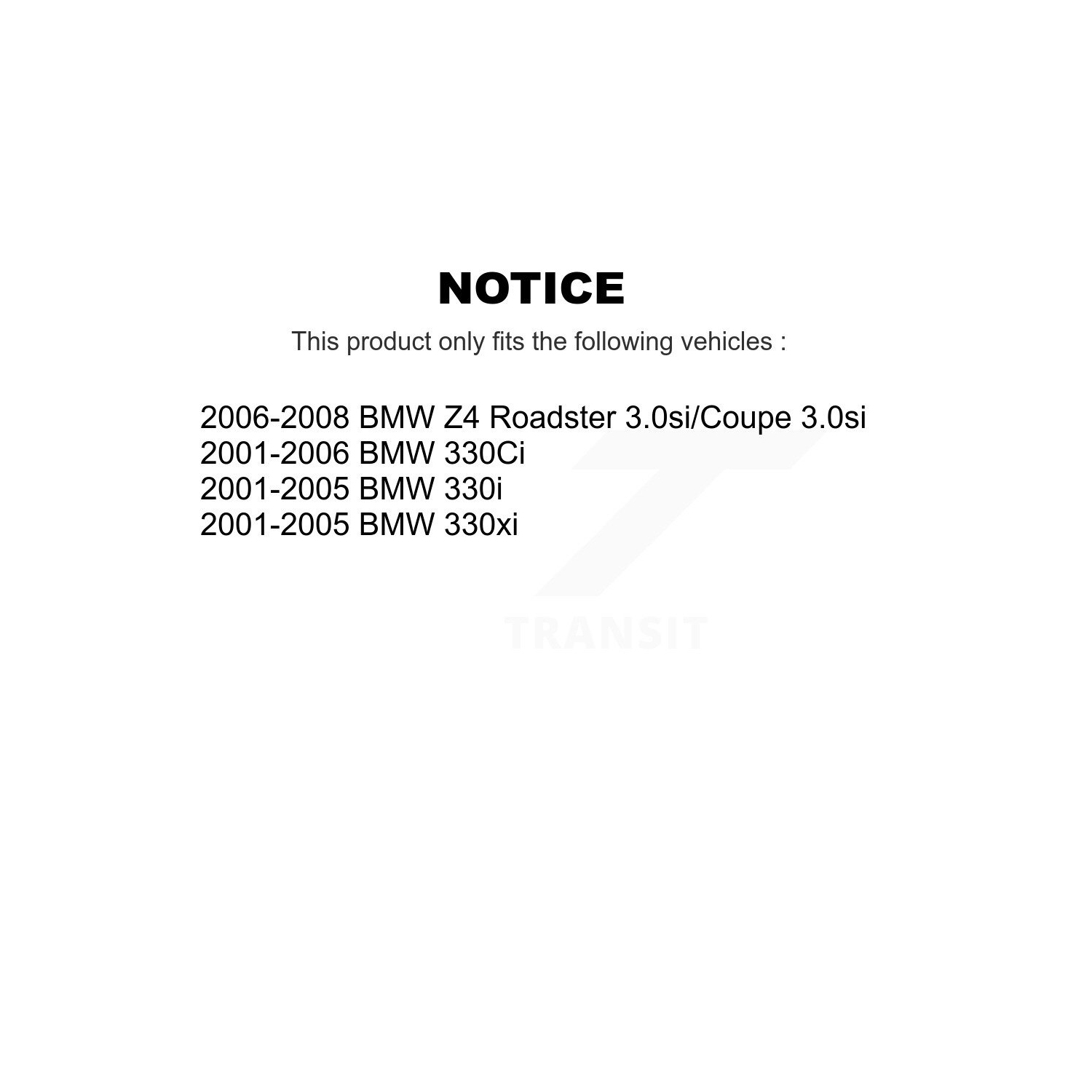 Disques de frein avant et plaquettes semi-métalliques pour BMW 330Ci Z4 330i 330xi K8F-100374