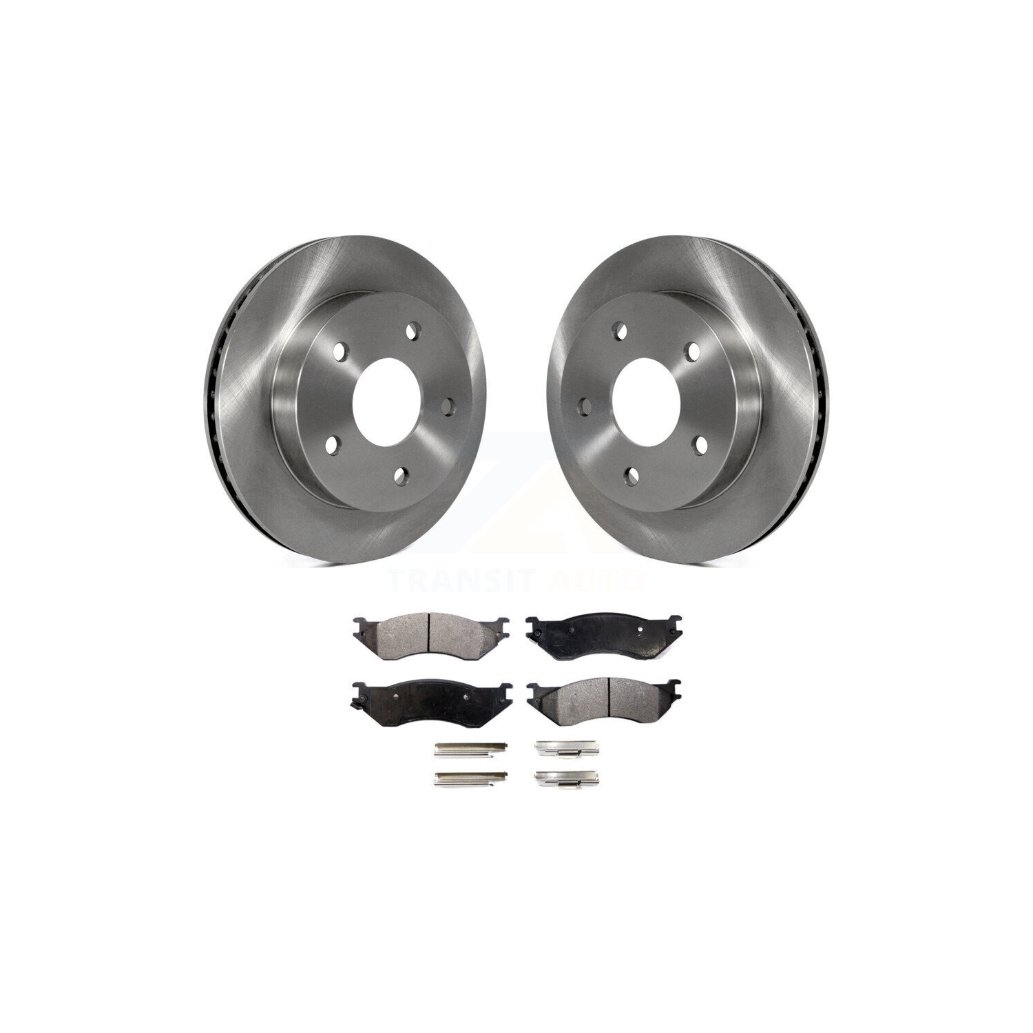 Disques de frein avant et plaquettes en céramique pour Dodge RAM 1500 2000-2001 à propulsion arrière K8T-100200