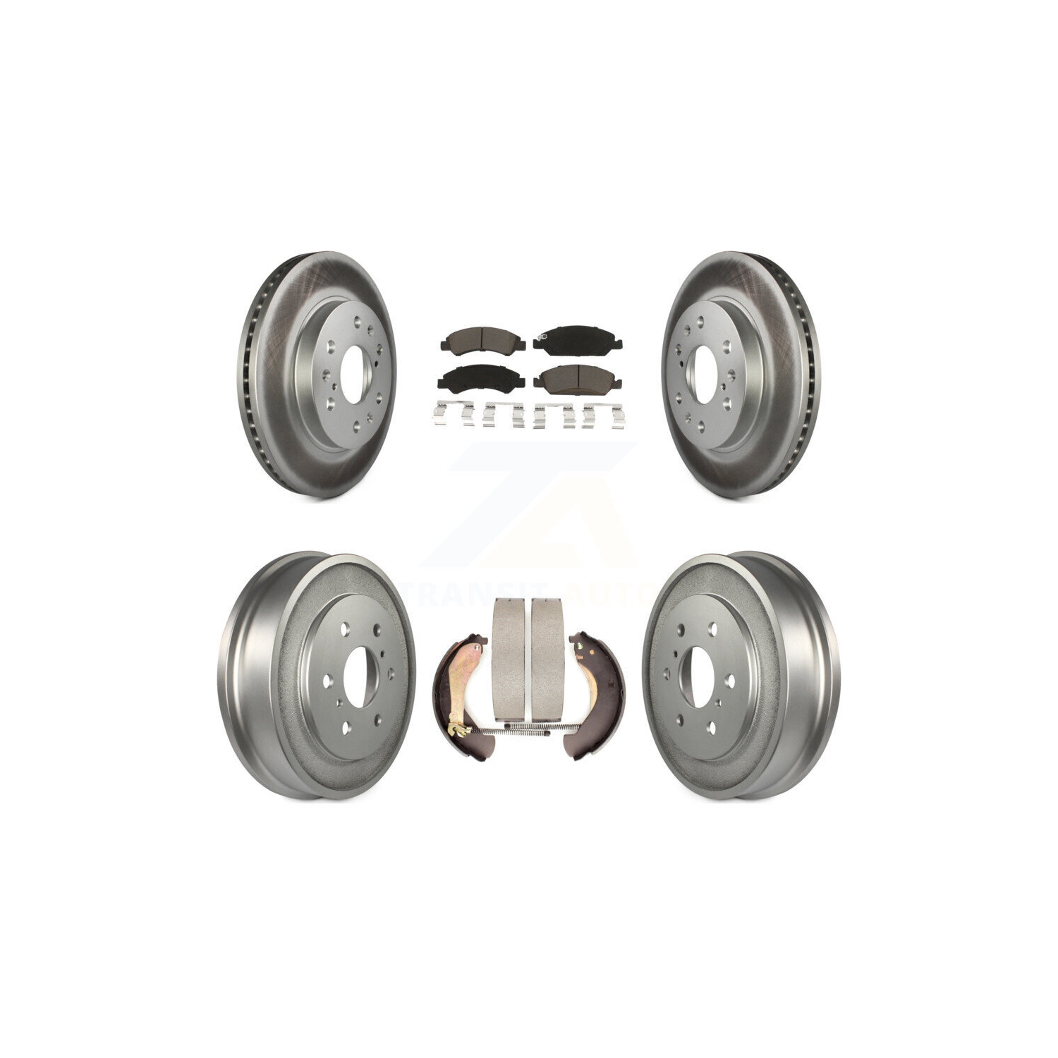 Ensemble tambour à plaquette en céramique pour disques de frein arrière avant pour Chevrolet GMC Silverado 1500 Sierra KGC-101999