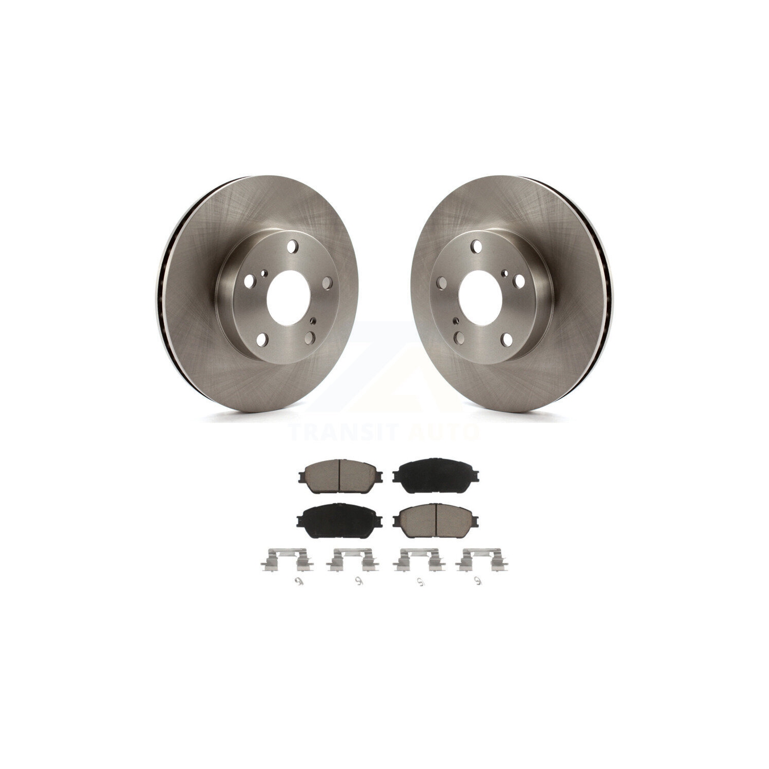 Front Disc Brake Rotors And Ceramic Pad Kit For 2005-2015 Toyota Tacoma With 5 Lug Wheels K8C-100588