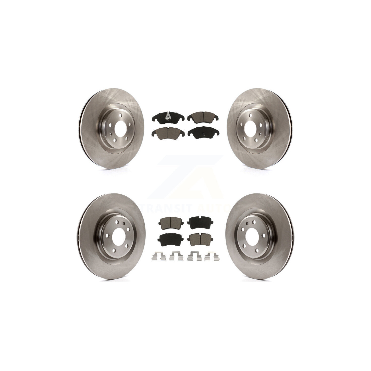 Front Rear Disc Brake Rotors And Ceramic Pads Kit For Audi A6 Quattro A7 K8C-101063