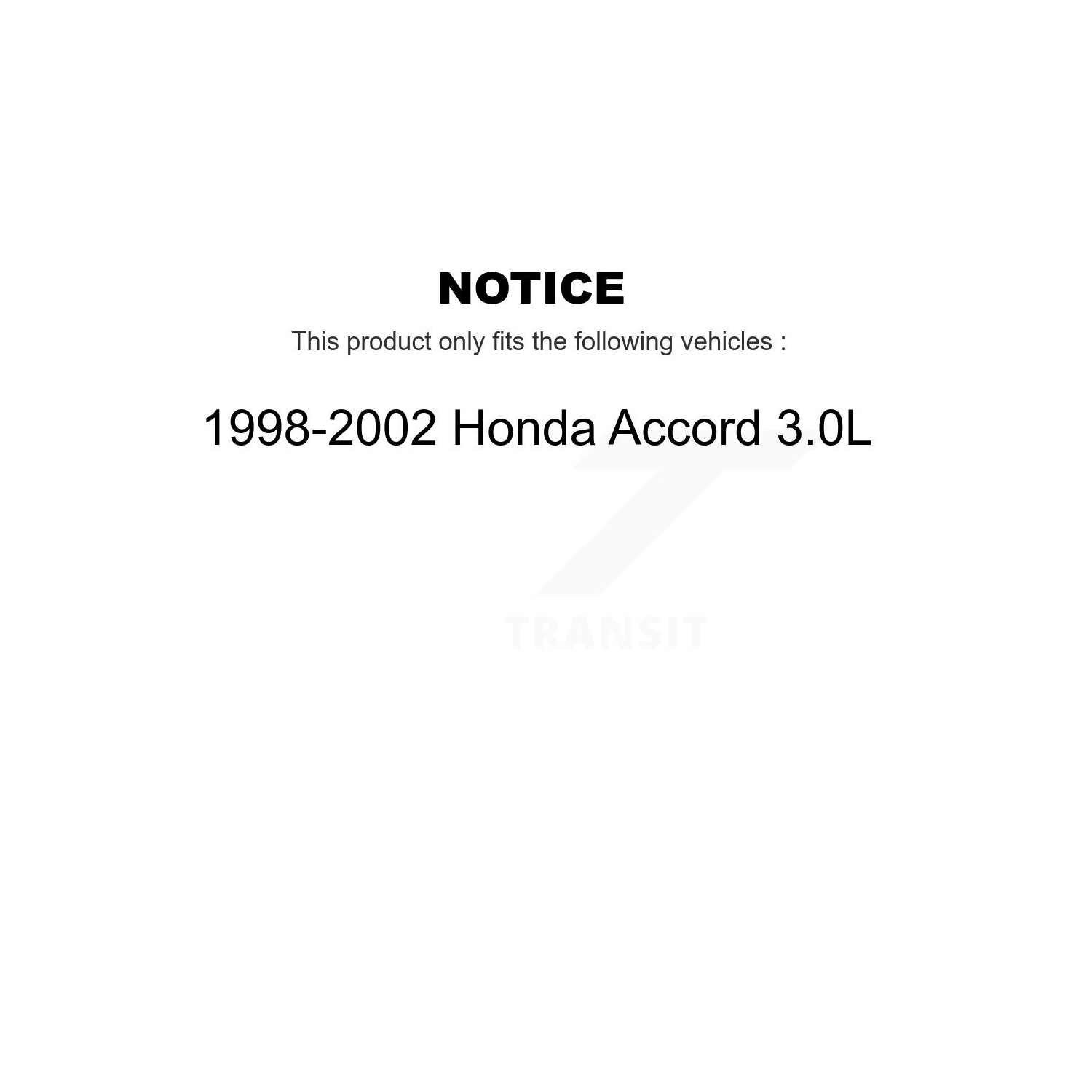Disques de frein avant et plaquettes en céramique pour Honda Accord 3,0&nbsp;L K8C-100165 1998-2002