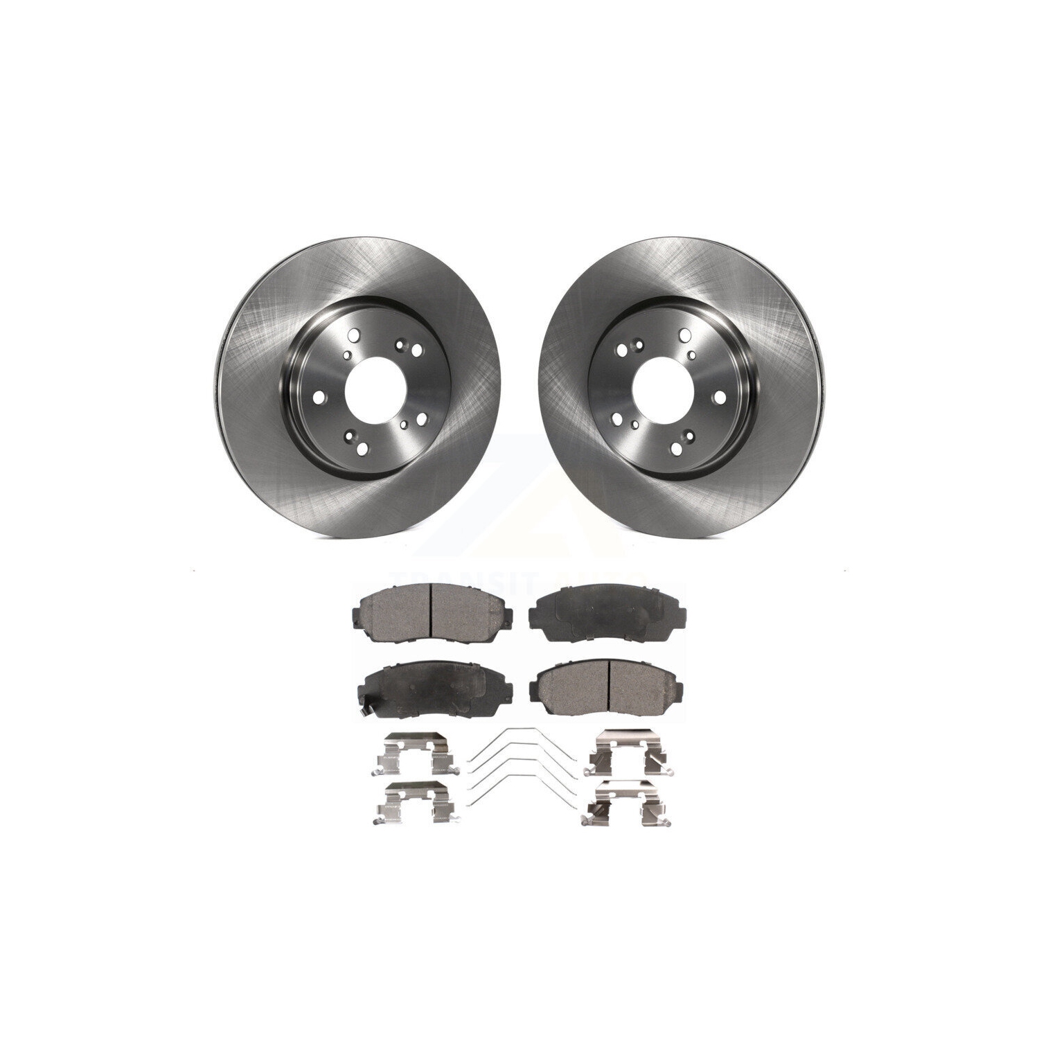 Front Disc Brake Rotors And Ceramic Pads Kit For Honda CR-V K8T-104144