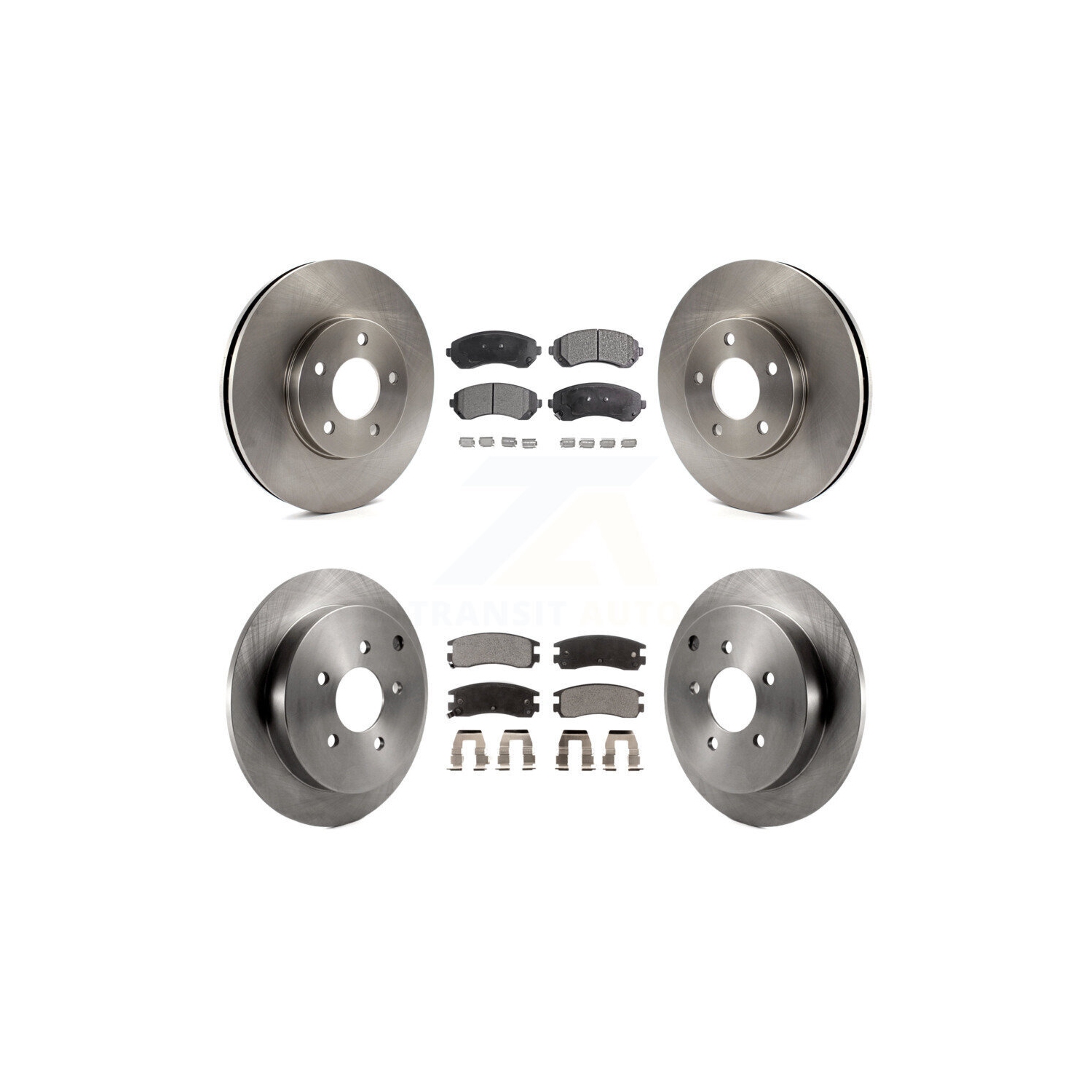 Front Rear Brake Rotor And Ceramic Pad Kit For Buick Rendezvous Pontiac Montana Chevrolet K8T-103261