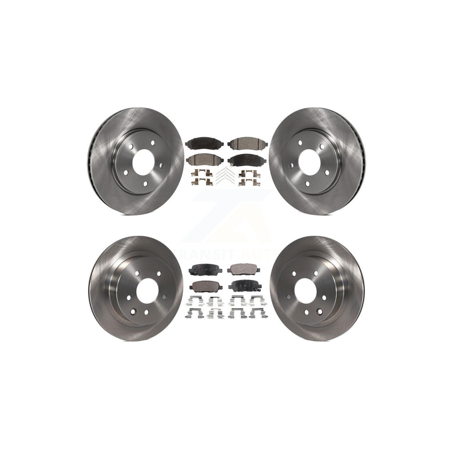 Disques de frein à disque arrière avant et plaquettes en céramique pour Nissan LEAF K8T-101525