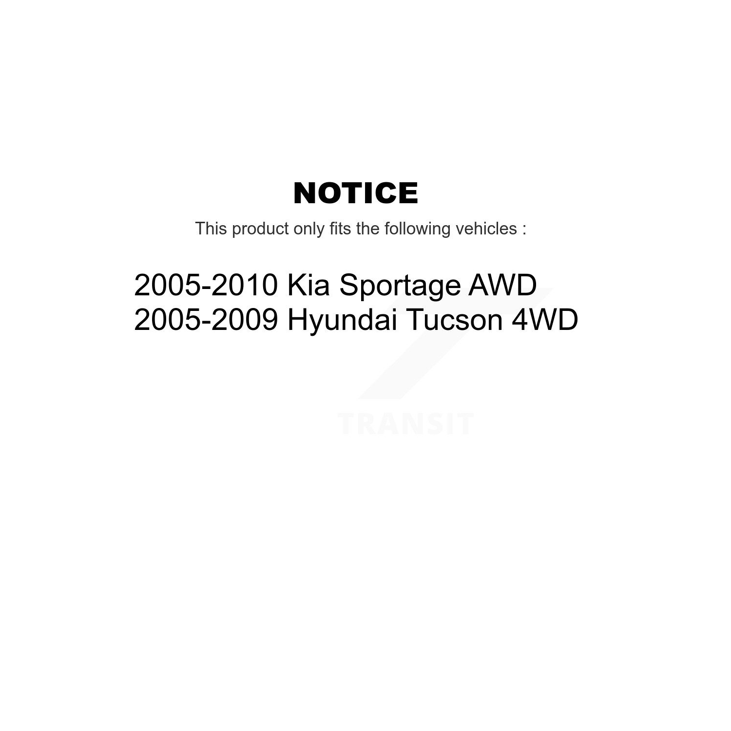Plaquettes en céramique à l'avant et ensemble de disques de frein à disque enduits pour Hyundai Tucson Kia Sportage KGA-102814
