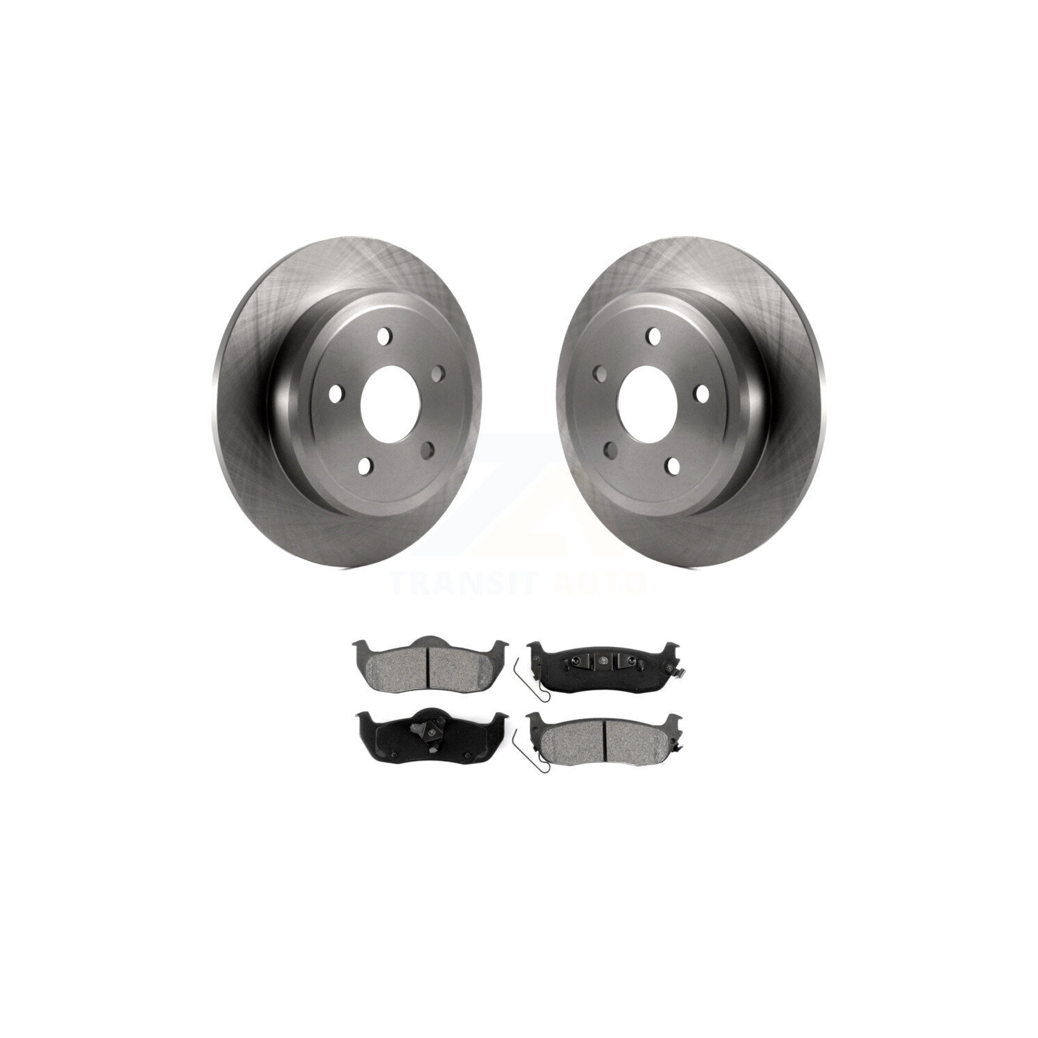 Disques de frein arrière et plaquettes semi-métalliques pour Jeep Grand Cherokee commander K8S-101669