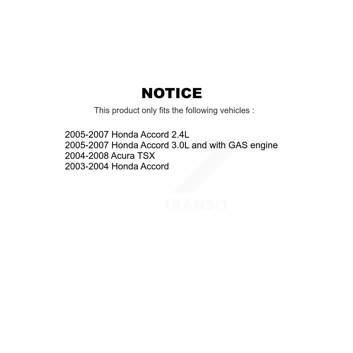 Disques de frein arrière recouverts et plaquettes en céramique pour Honda Accord Acura TSX KGA-104014