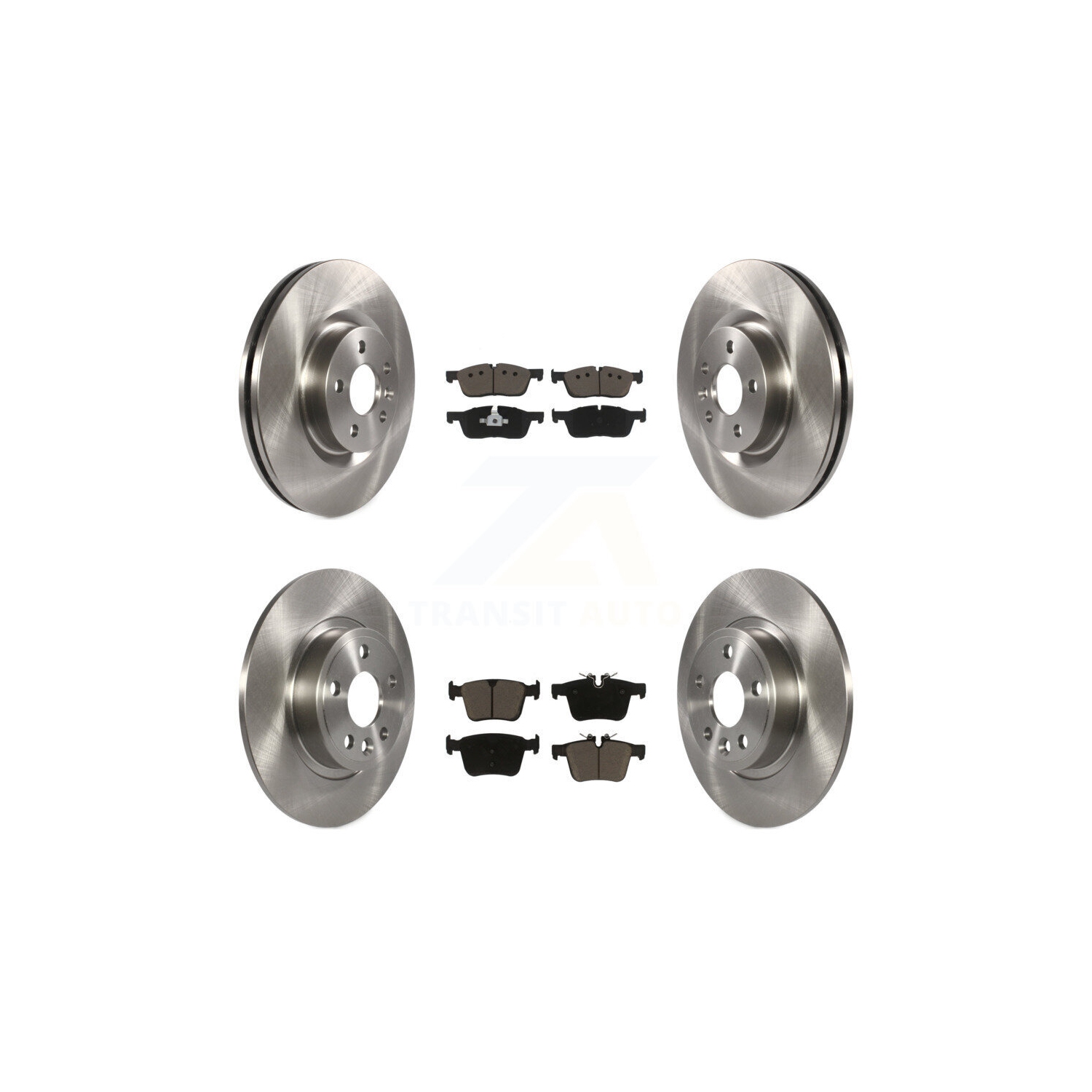 Front Rear Disc Brake Rotors Ceramic Pad Kit For Land Rover Discovery Sport Jaguar E-Pace K8C-100825