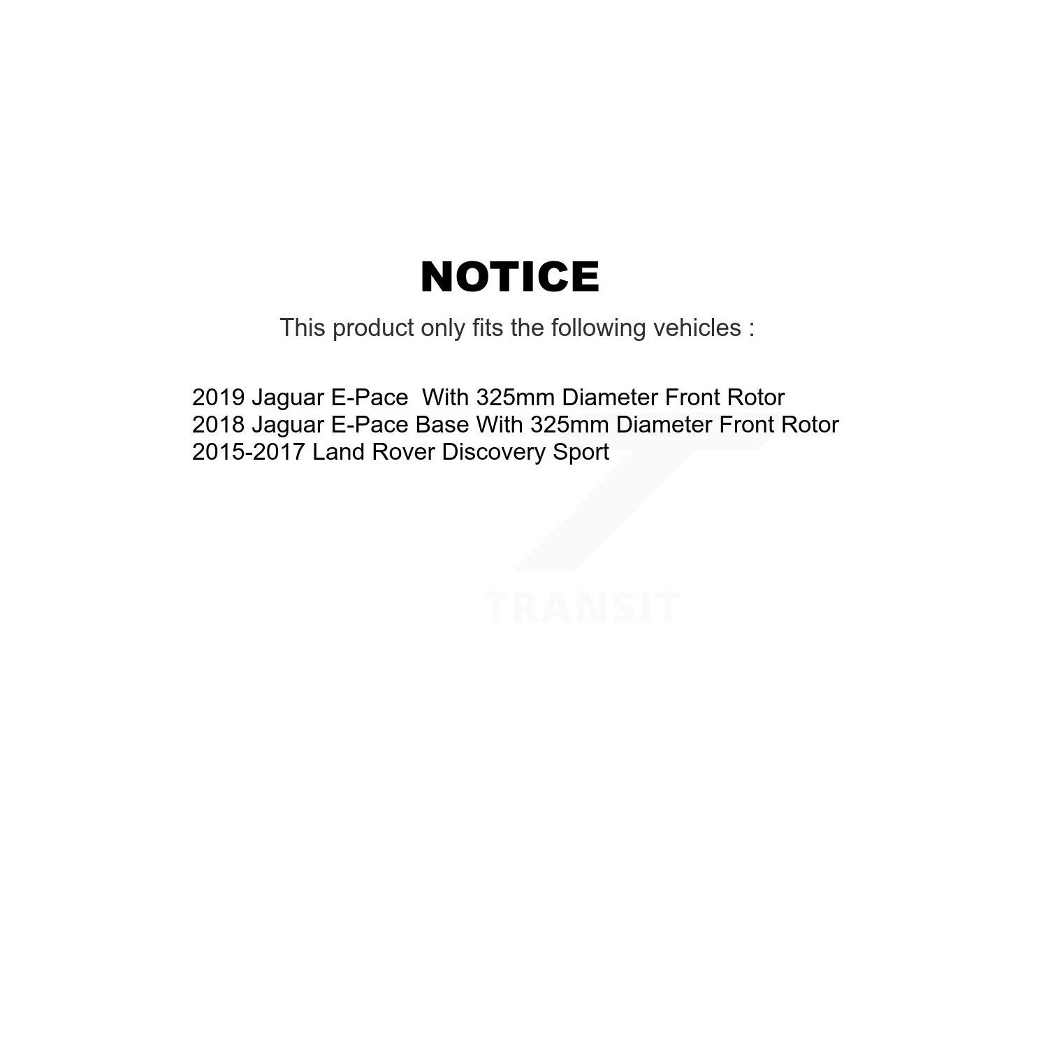 Front Rear Disc Brake Rotors Ceramic Pad Kit For Land Rover Discovery Sport Jaguar E-Pace K8C-100825