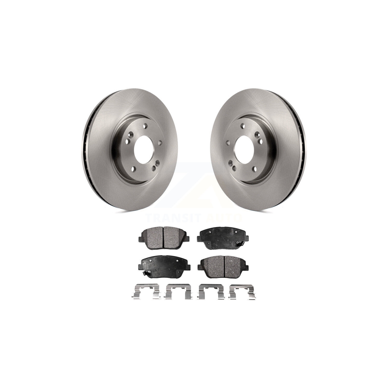 Disques de frein avant et plaquettes en céramique pour Hyundai Sonata Kia Optima K8T-100487