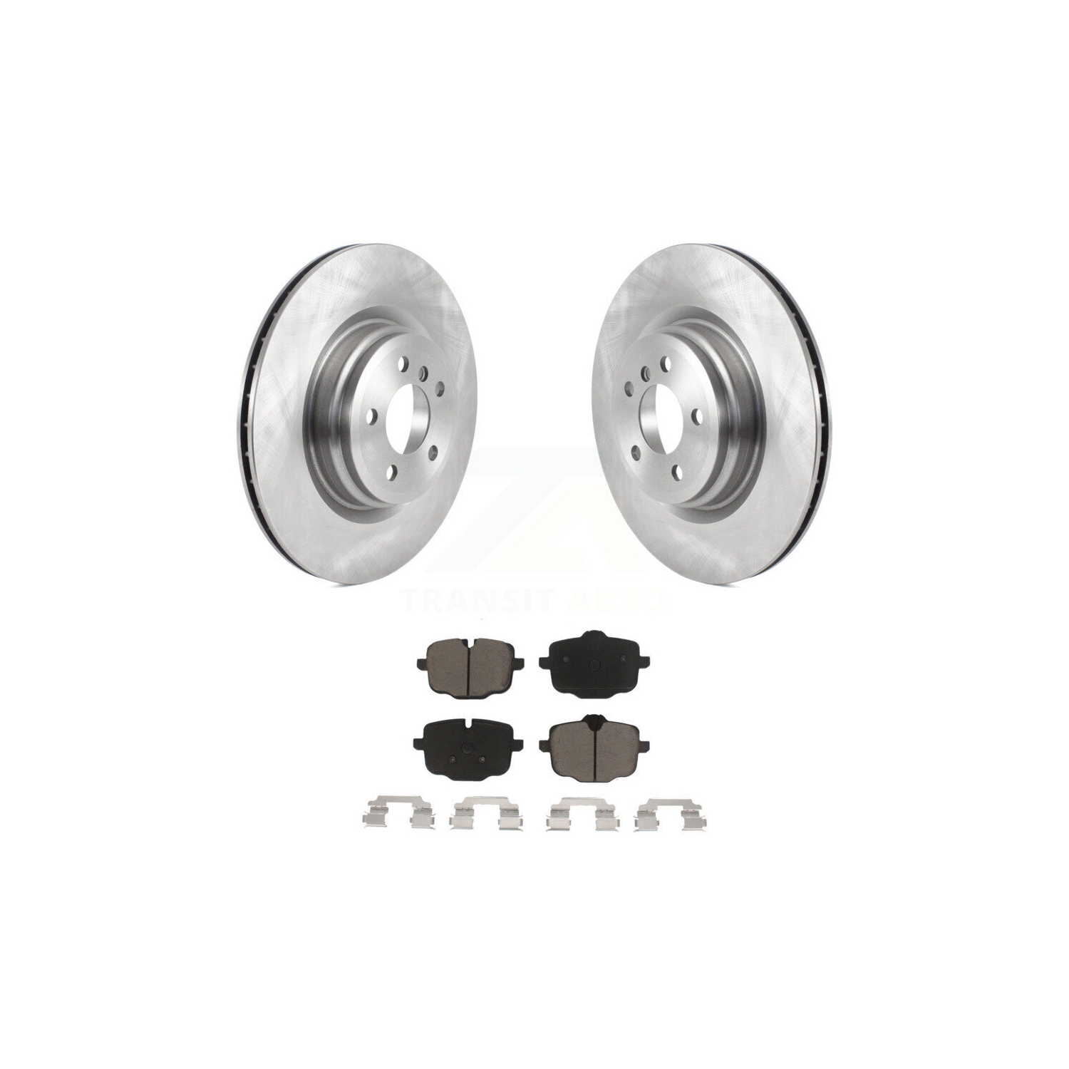 Rear Disc Brake Rotors And Ceramic Pads Kit For 2016-2019 BMW Alpina B6 xDrive Gran Coupe K8C-102171