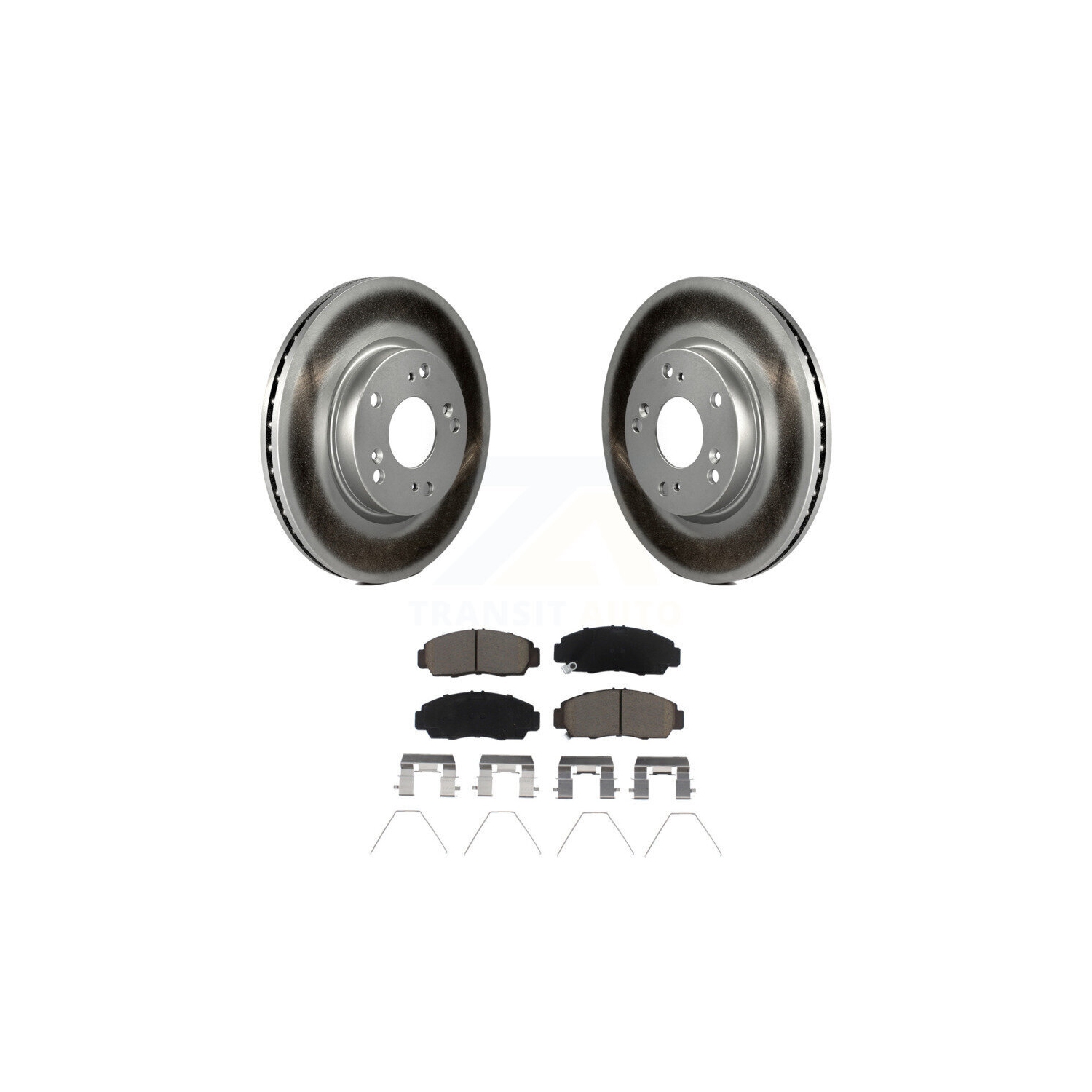 Disques de frein avant recouverts et plaquettes en céramique pour Honda Civic KGC-102188