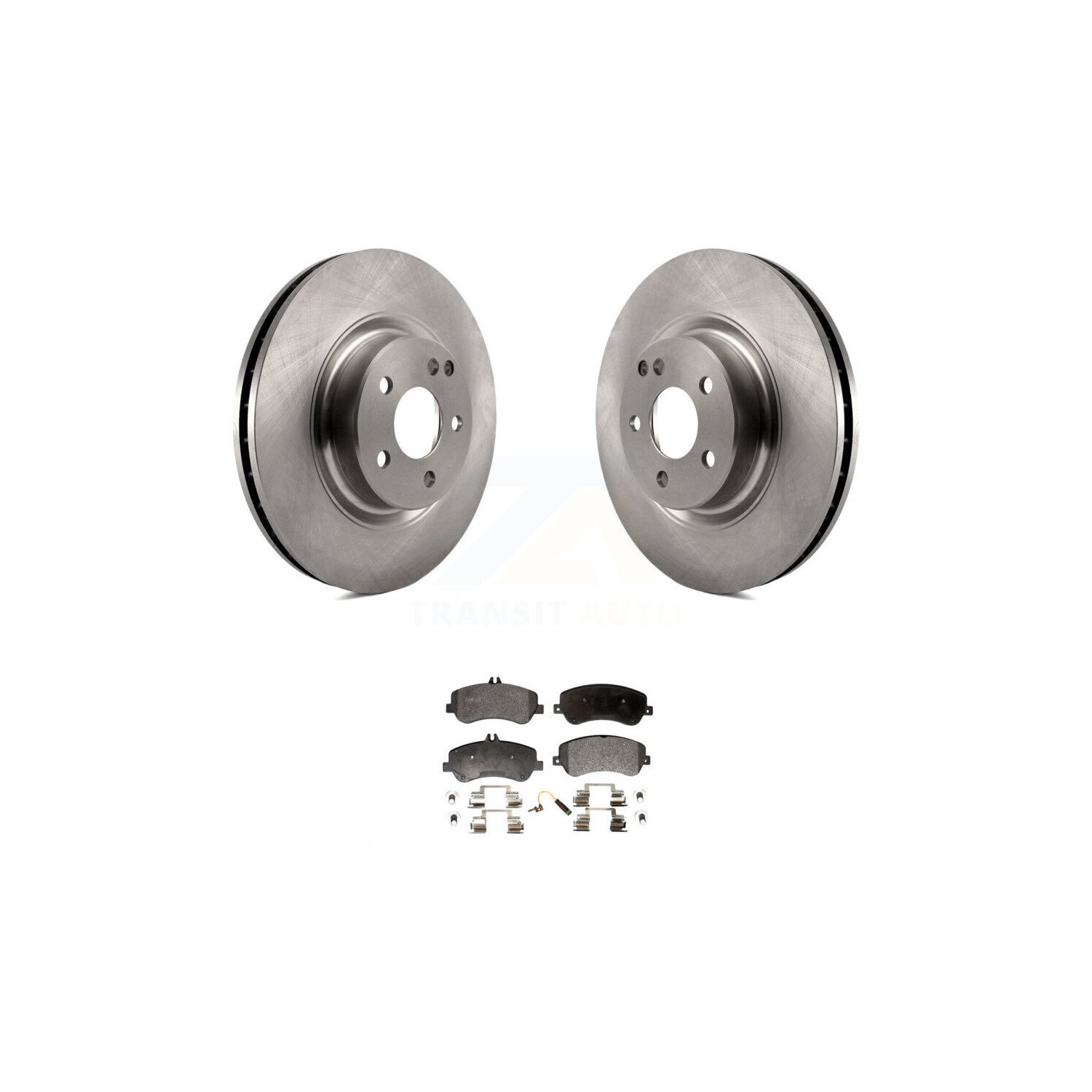 Front Disc Brake Rotors And Semi-Metallic Pads Kit For Mercedes-Benz GLK350 GLK250 K8F-100491