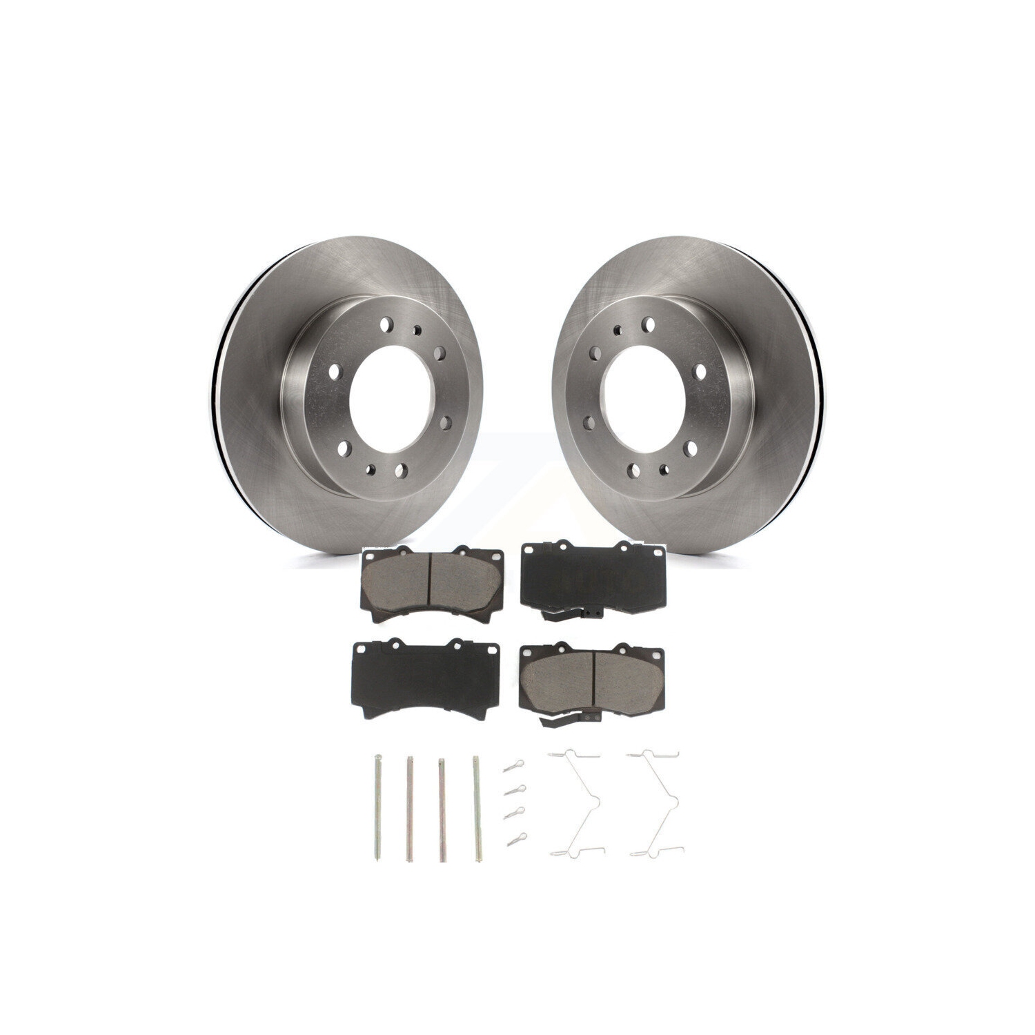 Front Disc Brake Rotors And Ceramic Pads Kit For Hummer H3 H3T K8C-100159