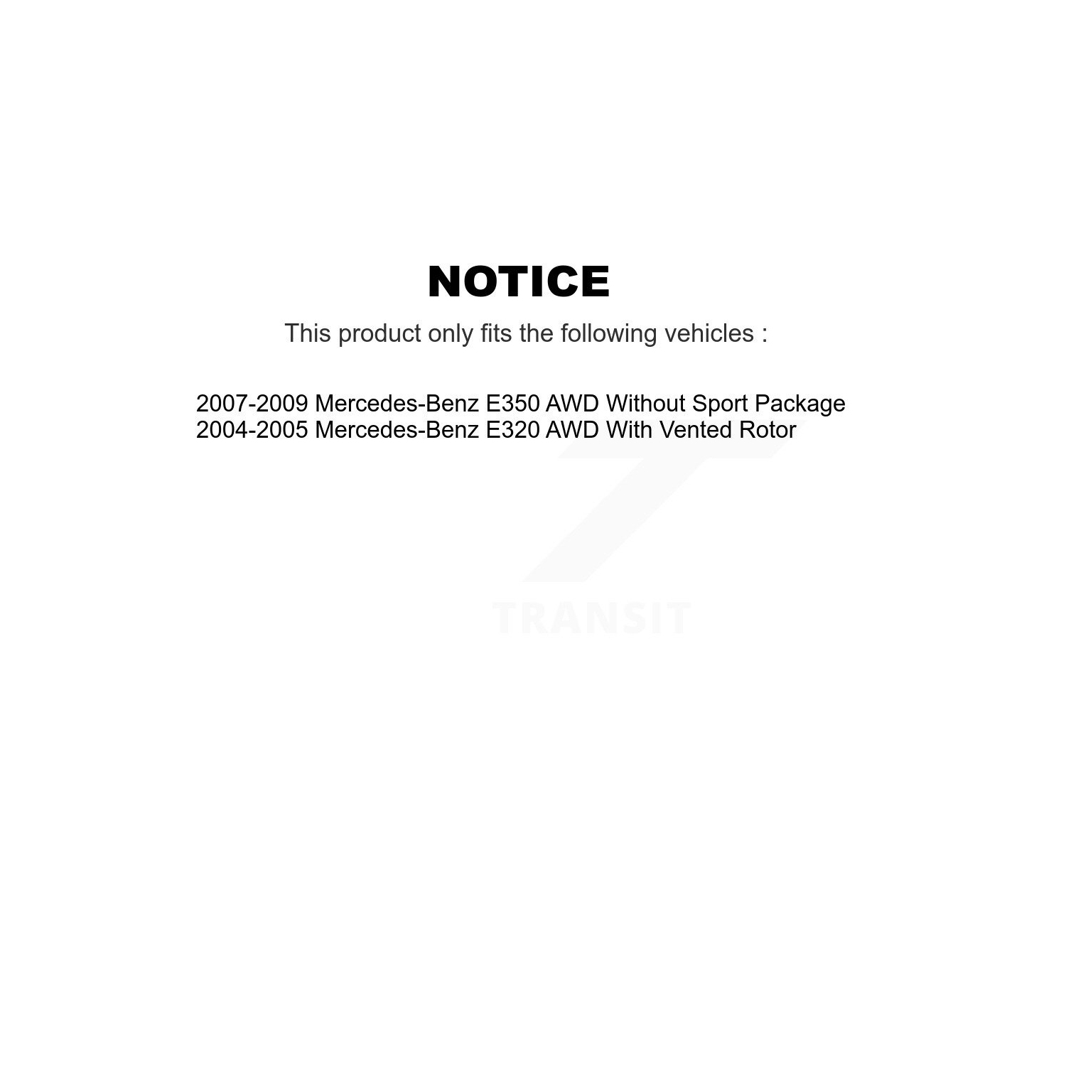 Jeu de plaquettes en céramique pour disque de frein avant arrière pour Mercedes-Benz E320 AWD 04-05 avec évent K8T-101393