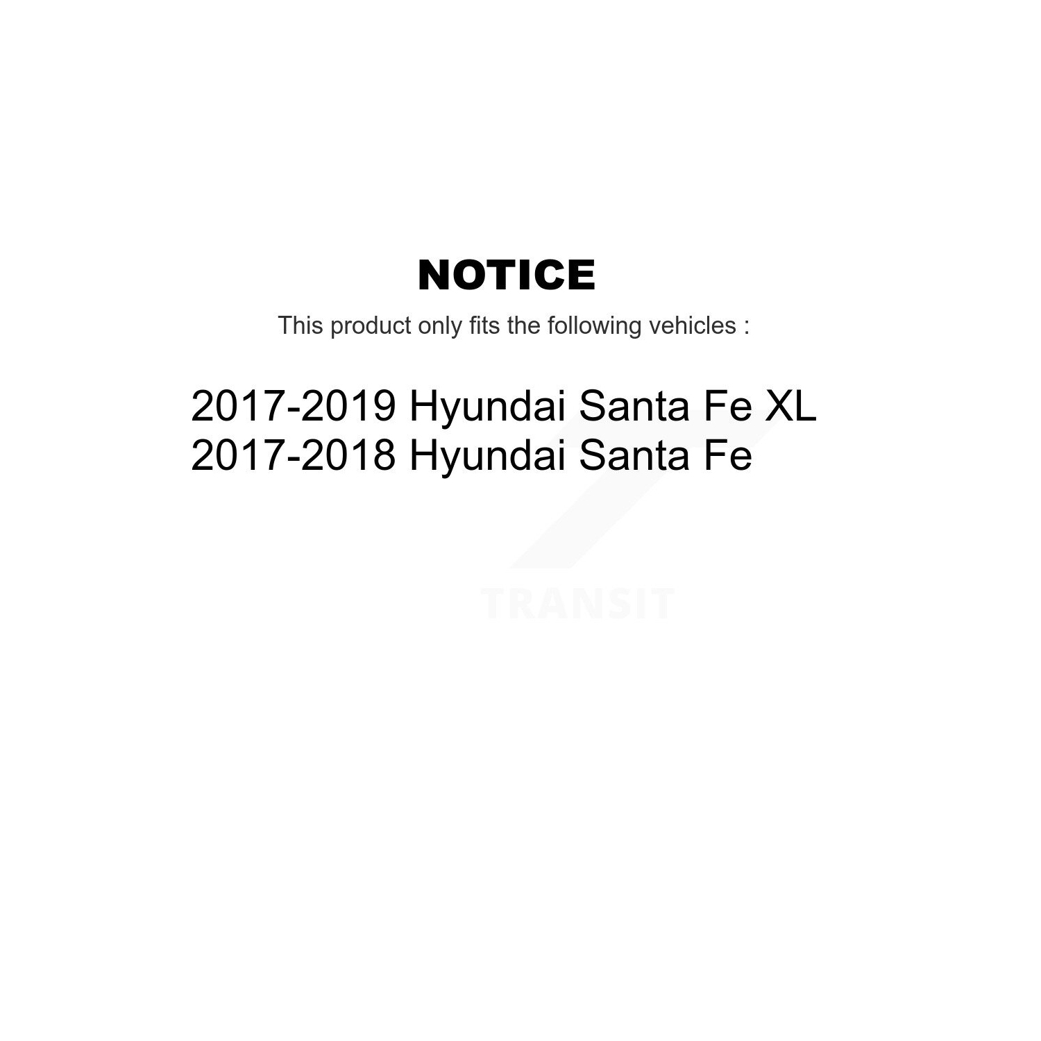 Disques de frein avant recouverts et plaquettes en céramique pour Hyundai Santa Fe XL KGA-100980