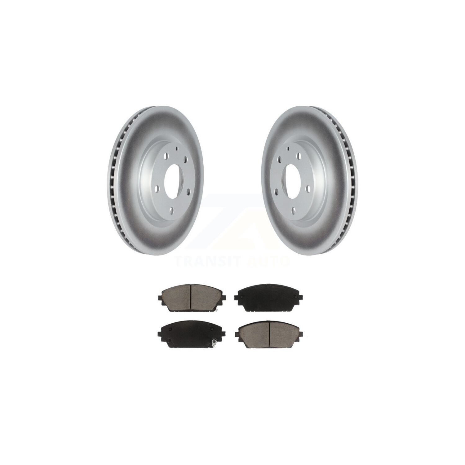 Disques de frein à disque enduits à l'avant et plaquettes en céramique pour la Mazda 3 Sport AWD KGC-102187