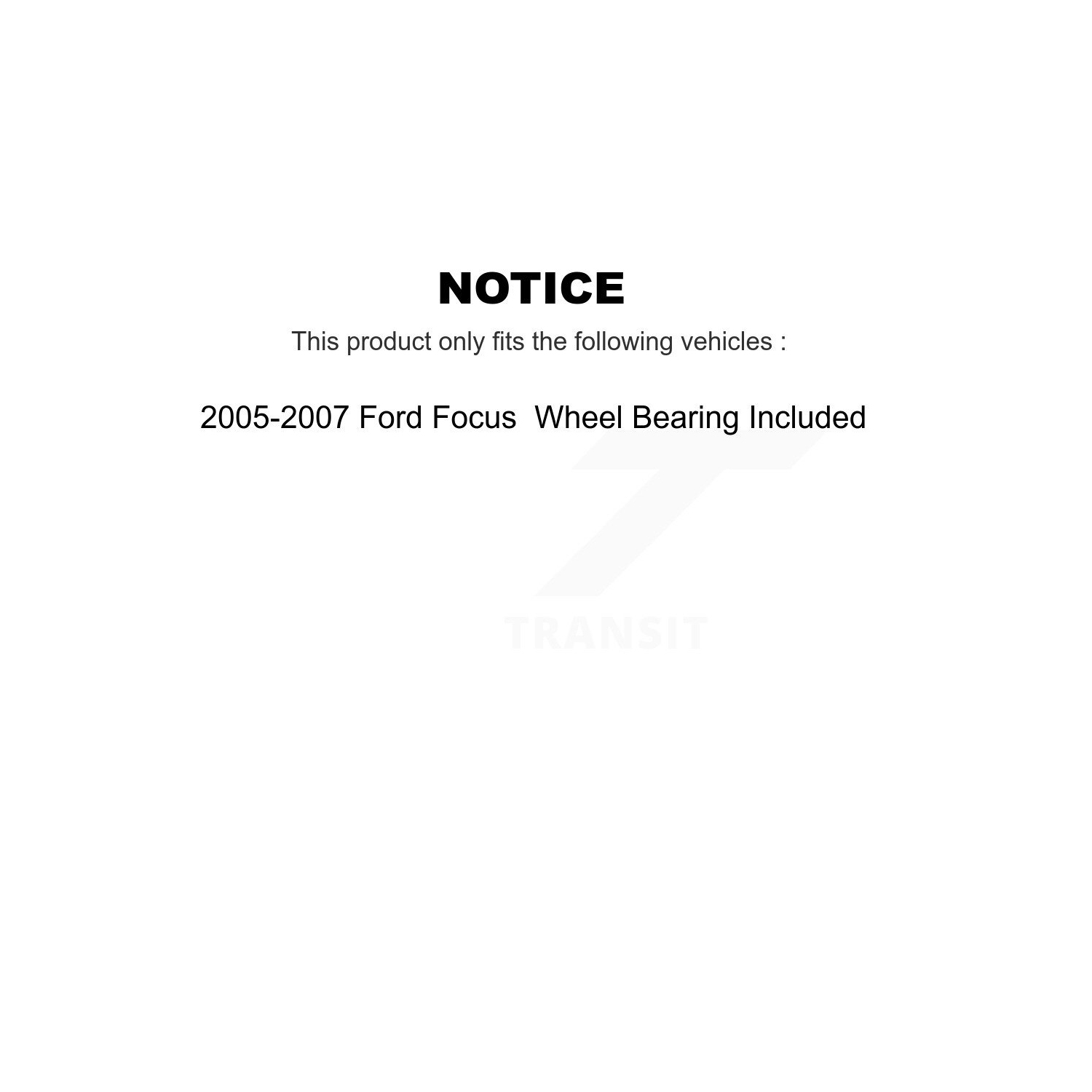 Disques de frein à disque à revêtement arrière avant, plaquettes semi-métalliques et tambour pour Ford Focus KGS-101606