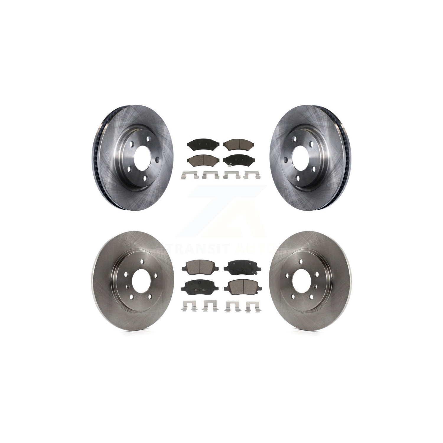 Ensemble de plaquettes en céramique pour disque de frein avant arrière pour relais K8C-100783 Pontiac Montana Chevrolet Uplander Buick