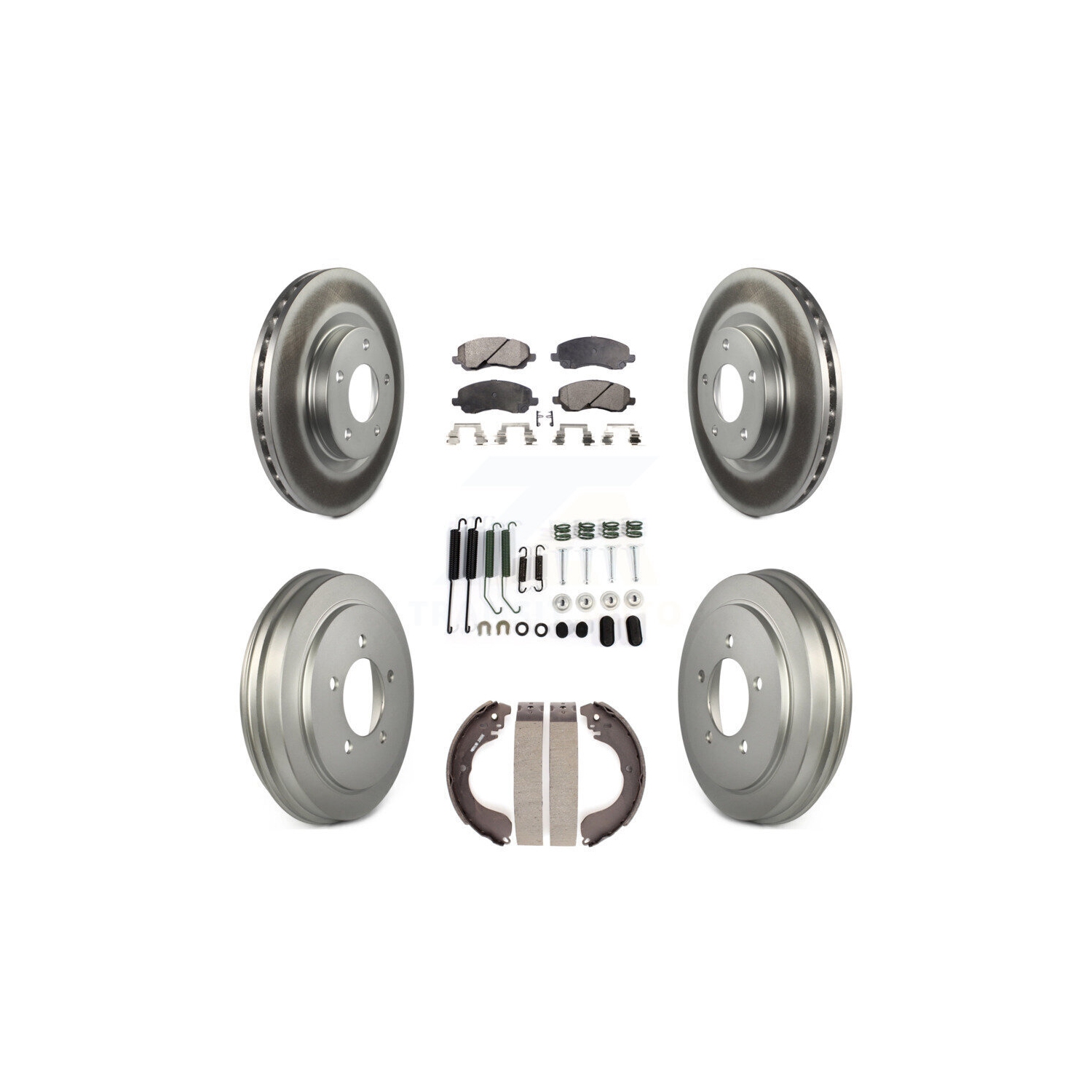 Plaquette et tambour en céramique pour disque de frein avant revêtu arrière pour Jeep Patriot Compass Dodge KGT-101806