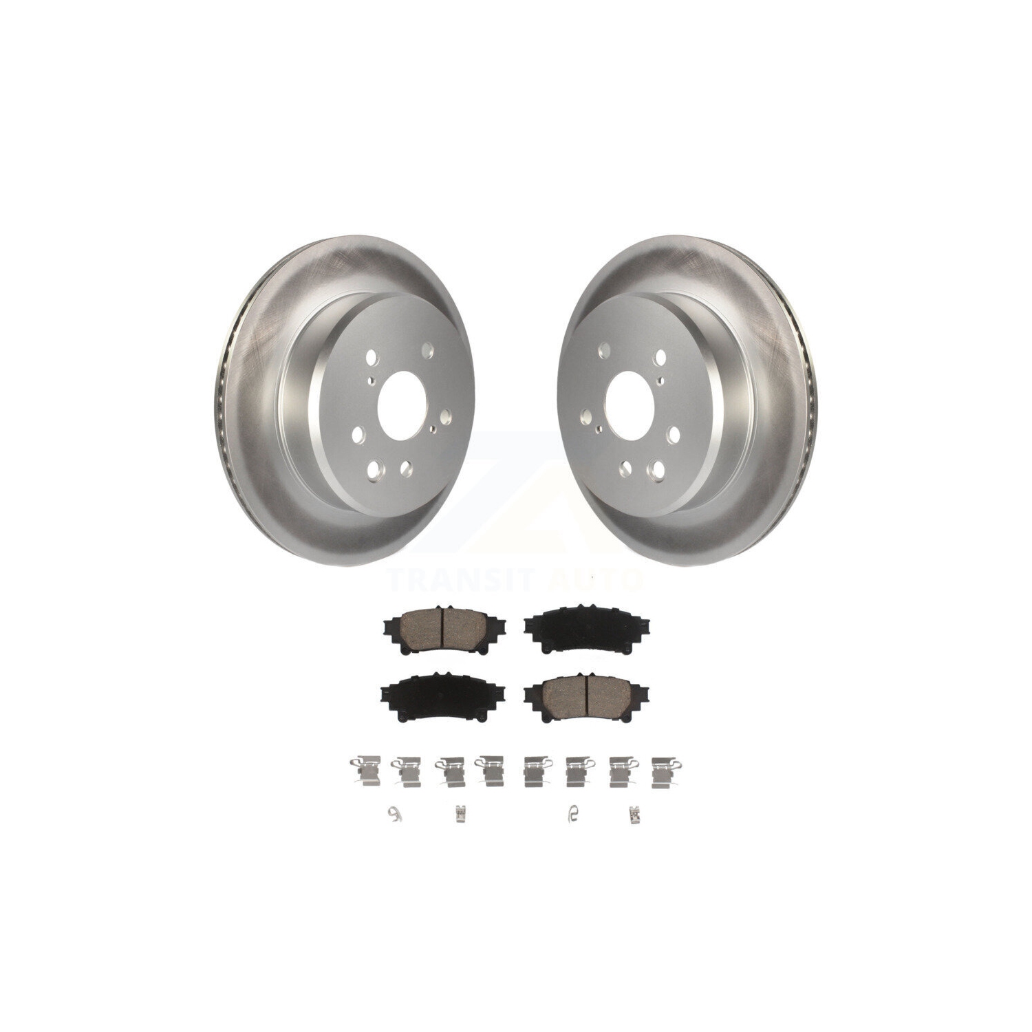 Rear Coat Disc Brake Rotor Ceramic Pad Kit For Lexus IS300 IS350 GS350 RC350 RC300 IS200t KGC-101624