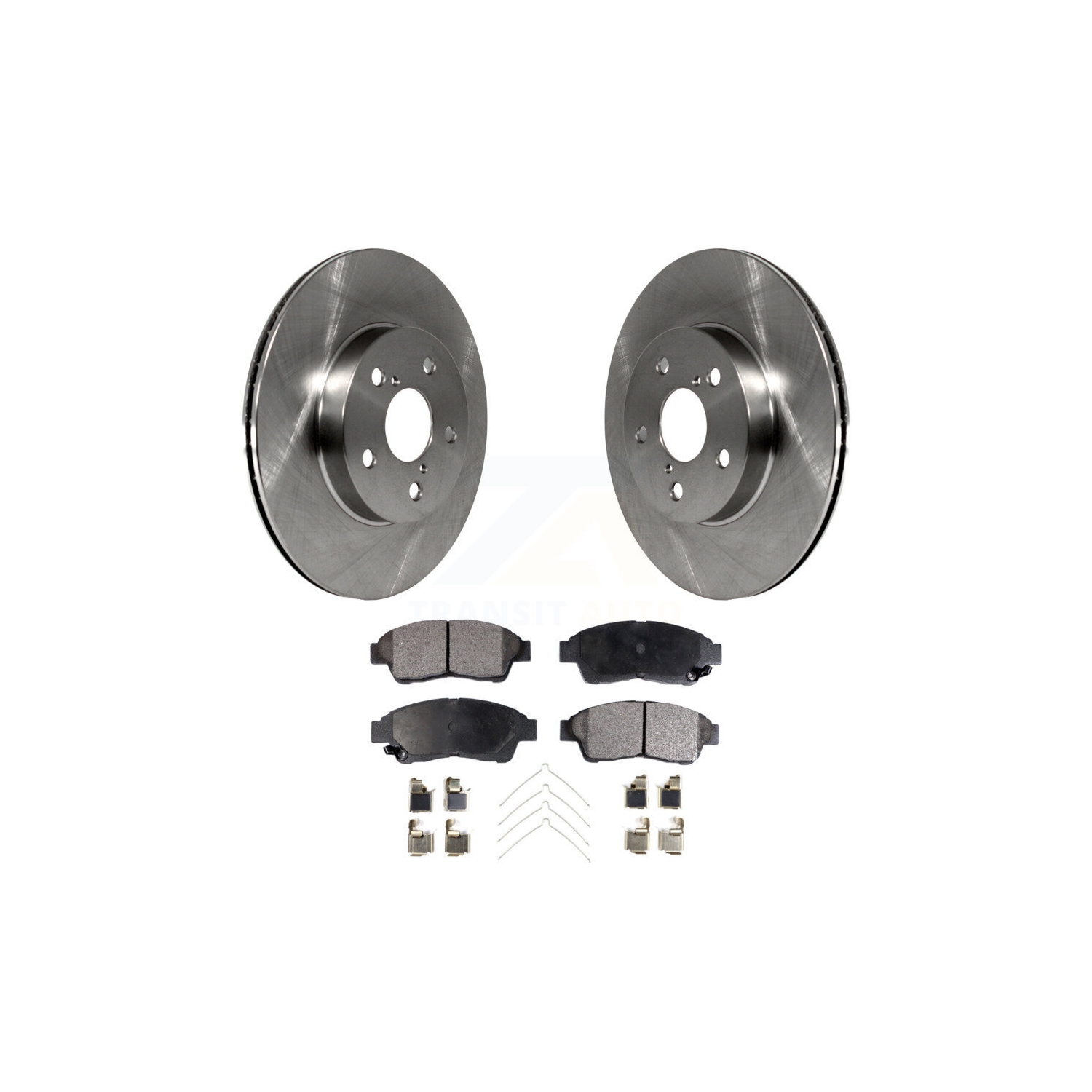 Front Disc Brake Rotors And Ceramic Pads Kit For 1996-2000 Toyota RAV4 K8T-100300