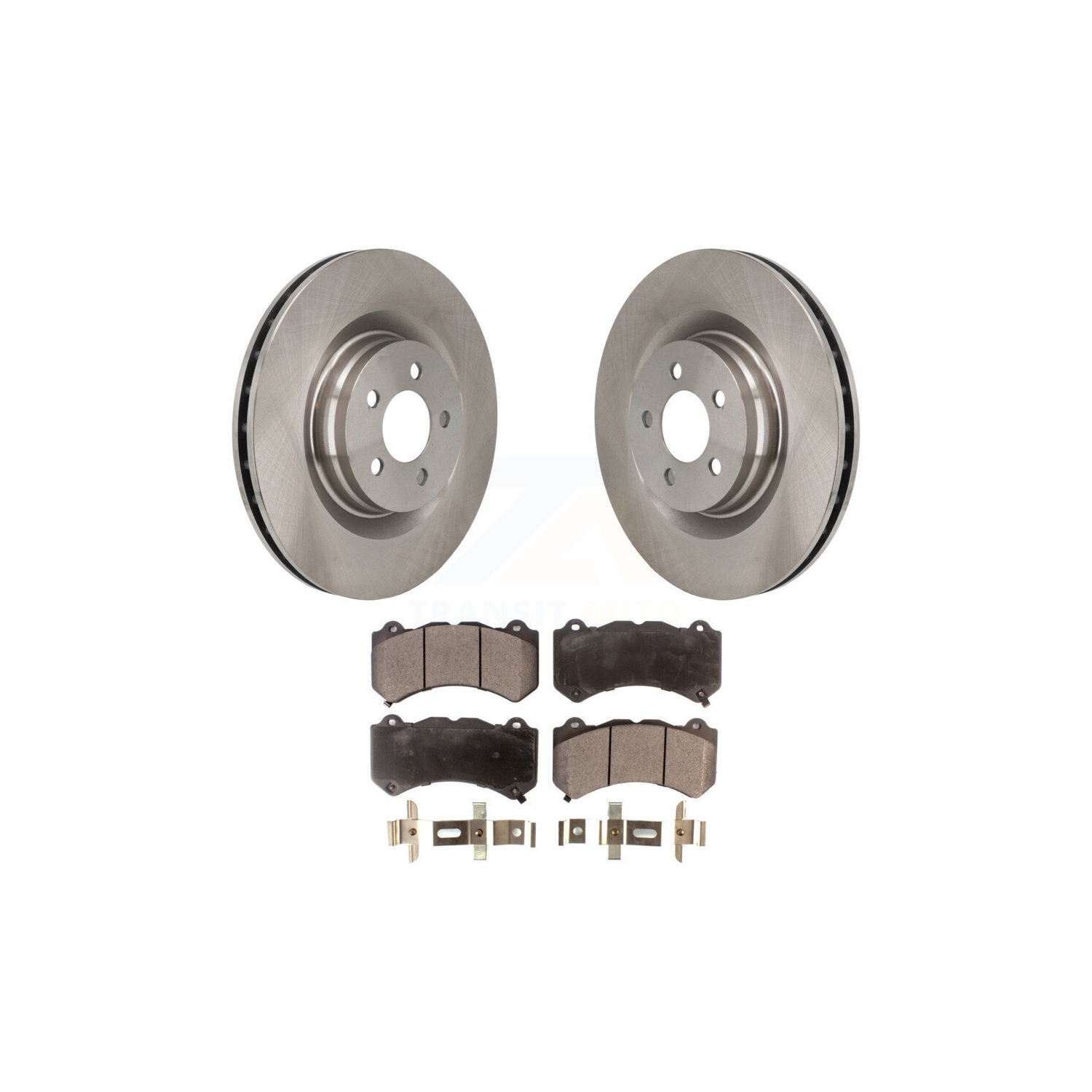 Front Disc Brake Rotors And Ceramic Pads Kit For Dodge Challenger Charger K8T-100225