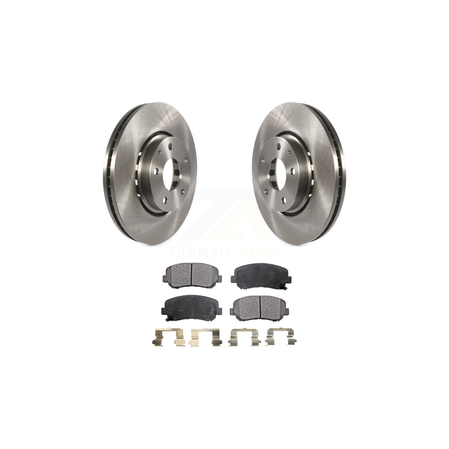 Front Disc Brake Rotors And Semi-Metallic Pads Kit For Mazda CX-5 K8F-102252