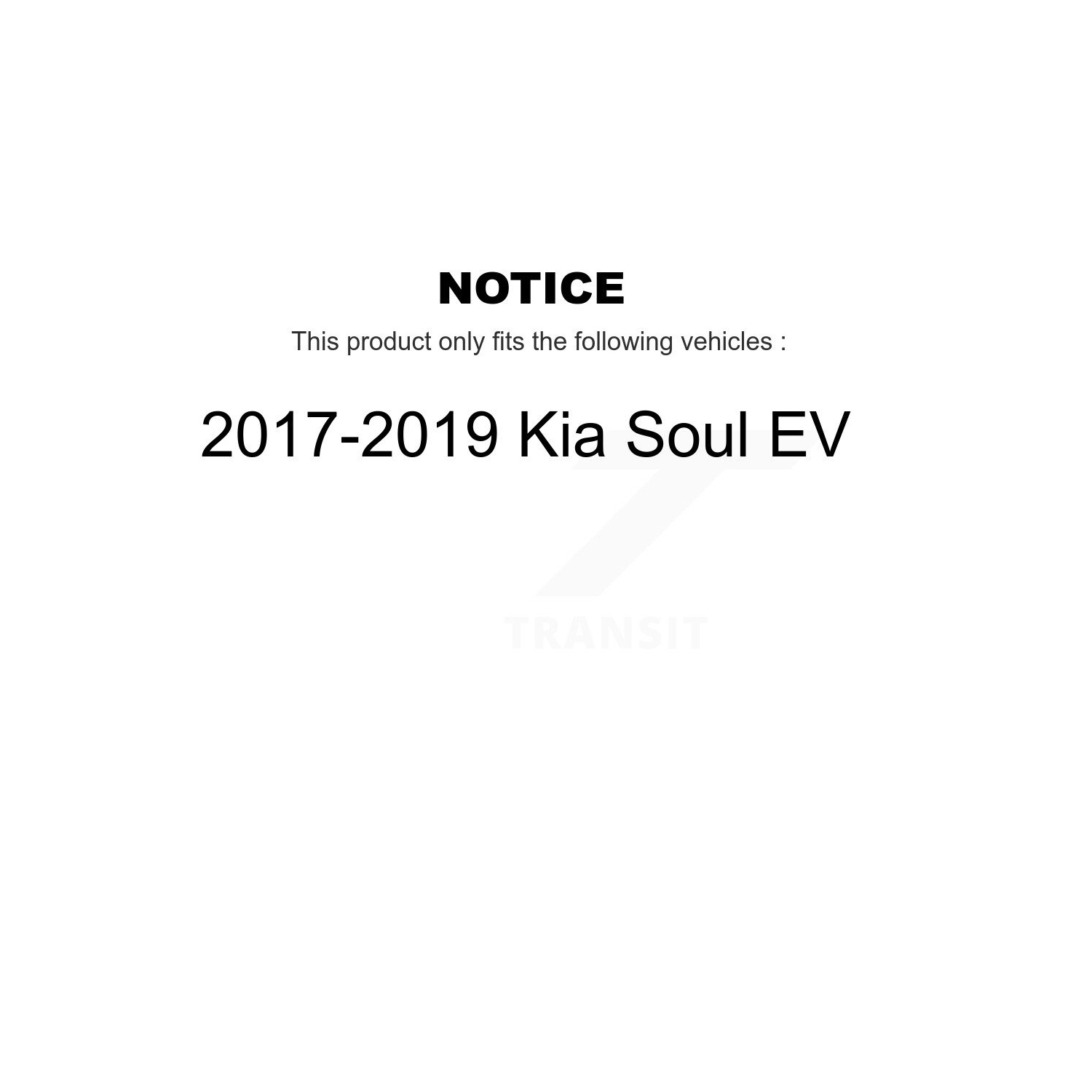 Disques de frein avant et plaquettes en céramique pour Kia Soul EV K8C-100350 2017-2019