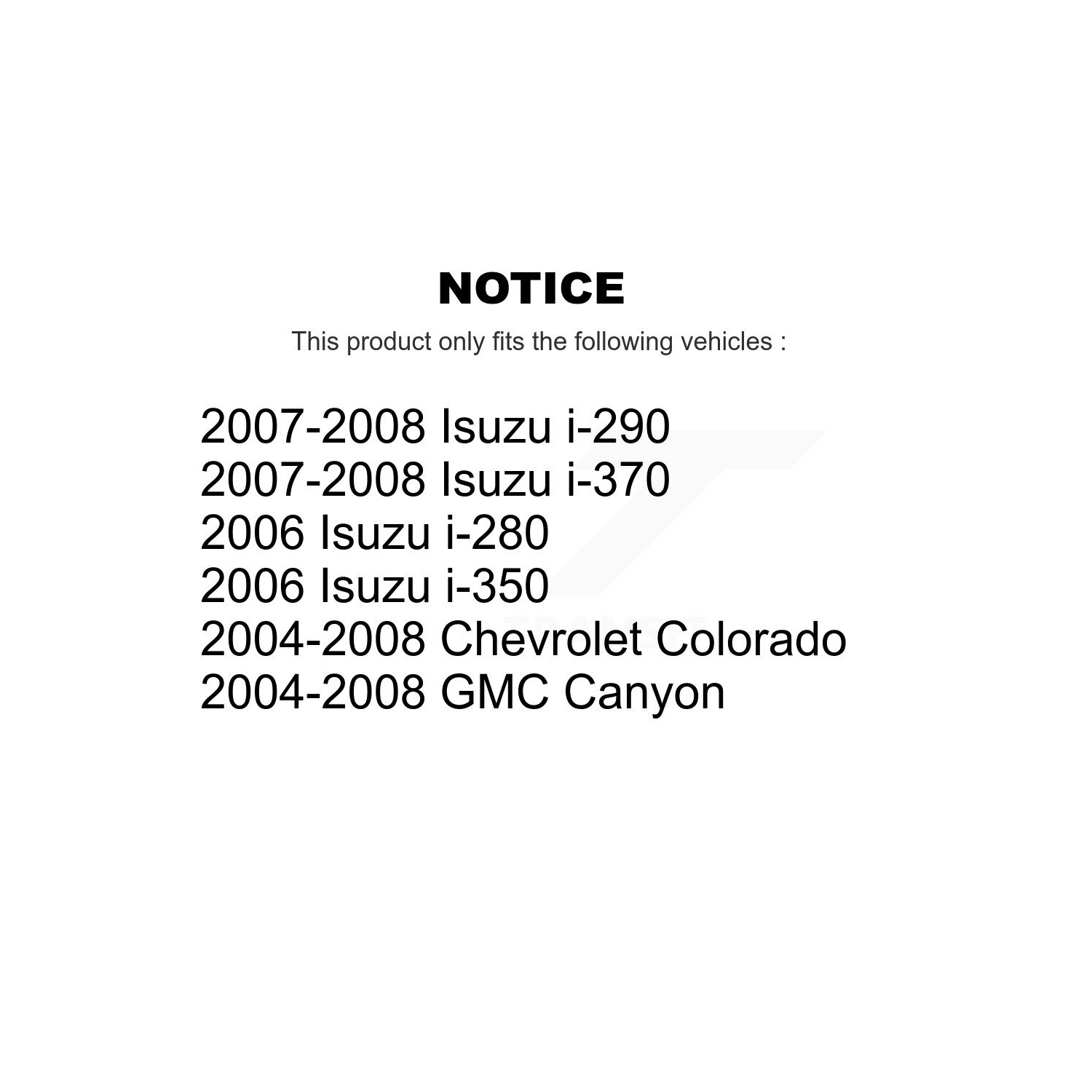 Ensemble de tambours de plaquettes de frein en céramique pour Chevrolet Colorado GMC Canyon KGC-102340