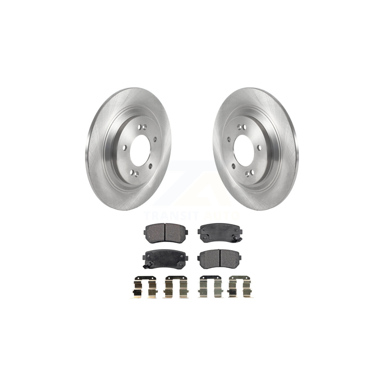 Disques de frein arrière et plaquettes en céramique pour Kia Cadenza 2017 avec stationnement manuel K8T-103901