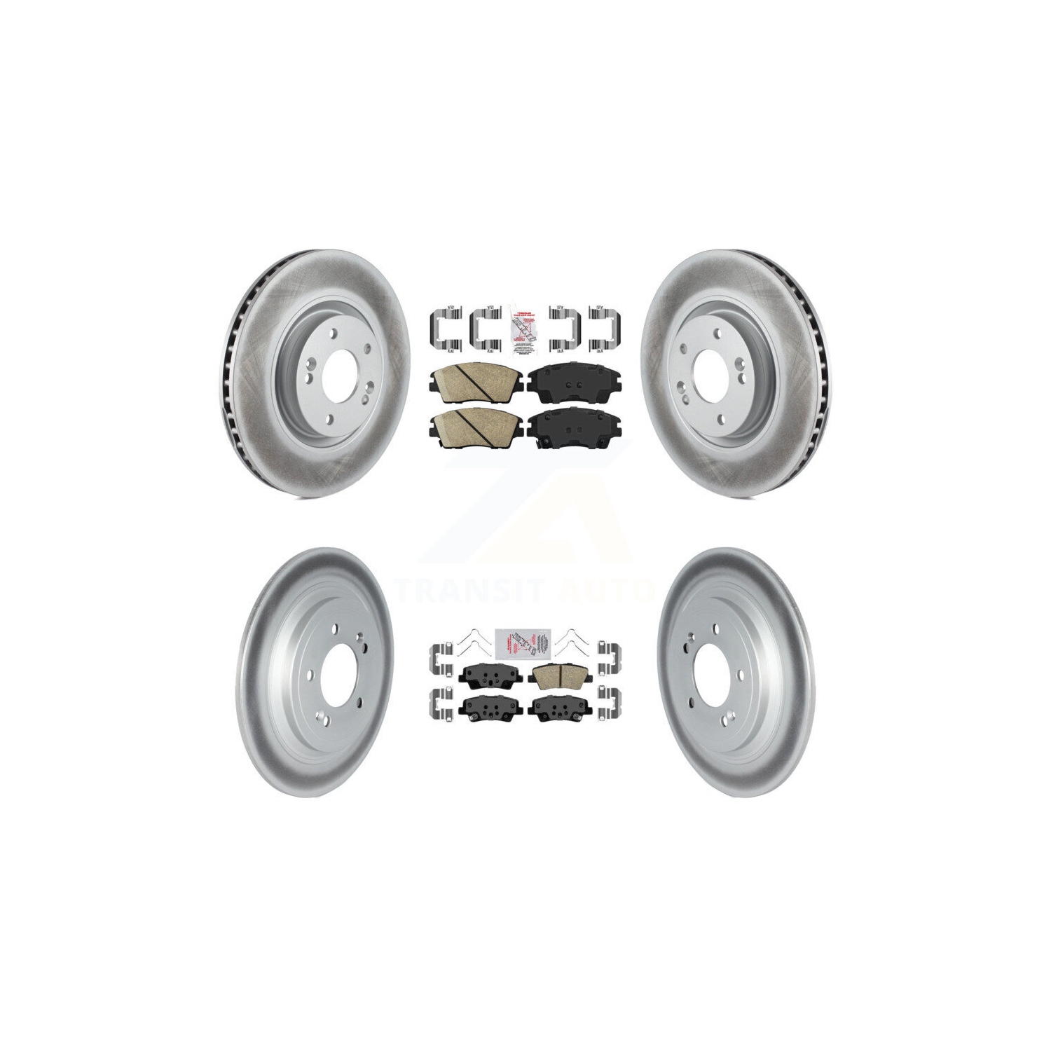 Ensemble de disques de frein avant à revêtement en céramique pour Kia Sportage avec frein de stationnement électrique KGA-105025